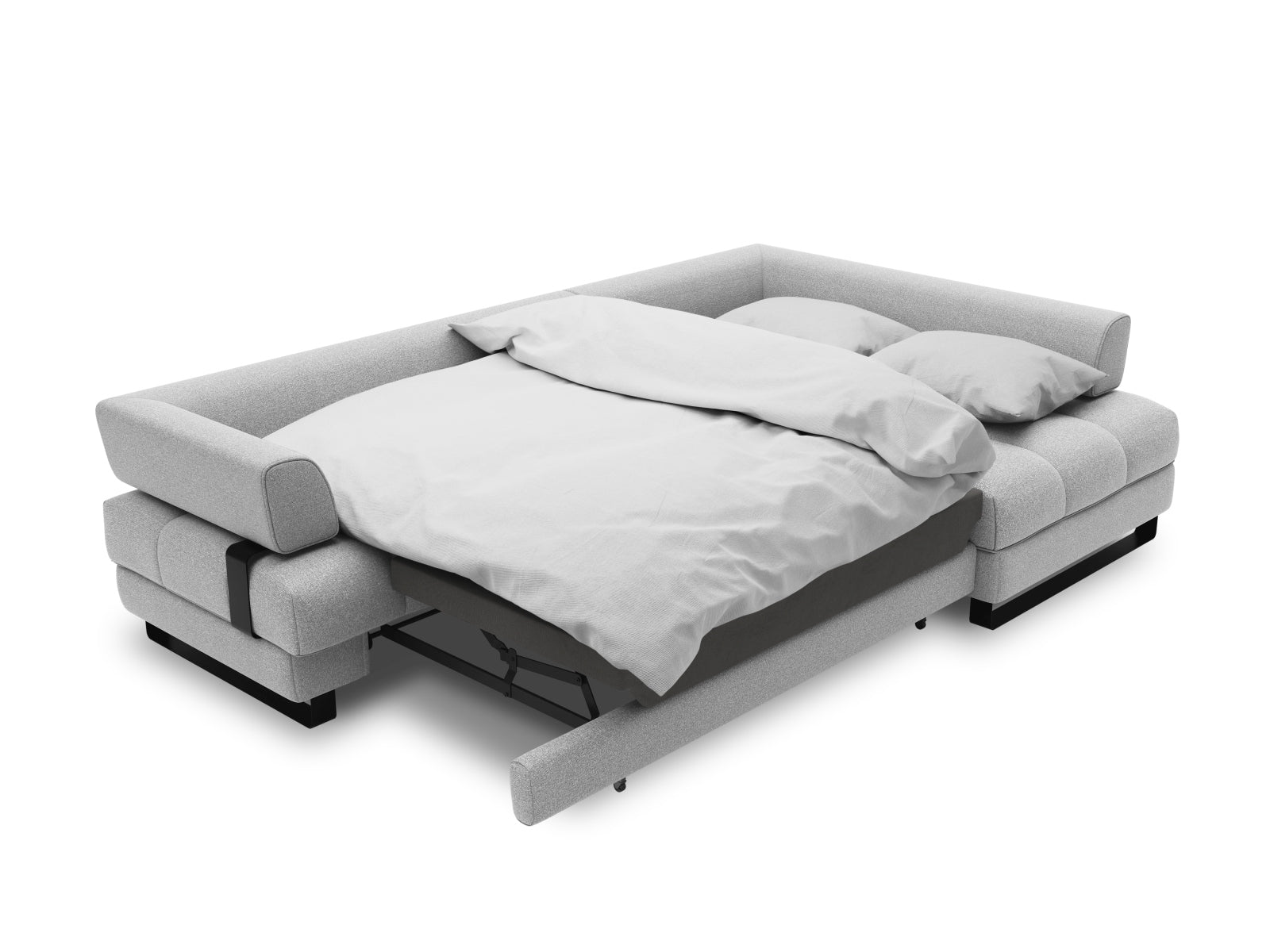 Entdecken Sie das Clinton Ecksofa von Cosmopolitan Design: elegantes 5-Sitzer Sofa mit praktischer Schlaffunktion und grosszügigem Stauraum für Ihr Wohnzimmer!