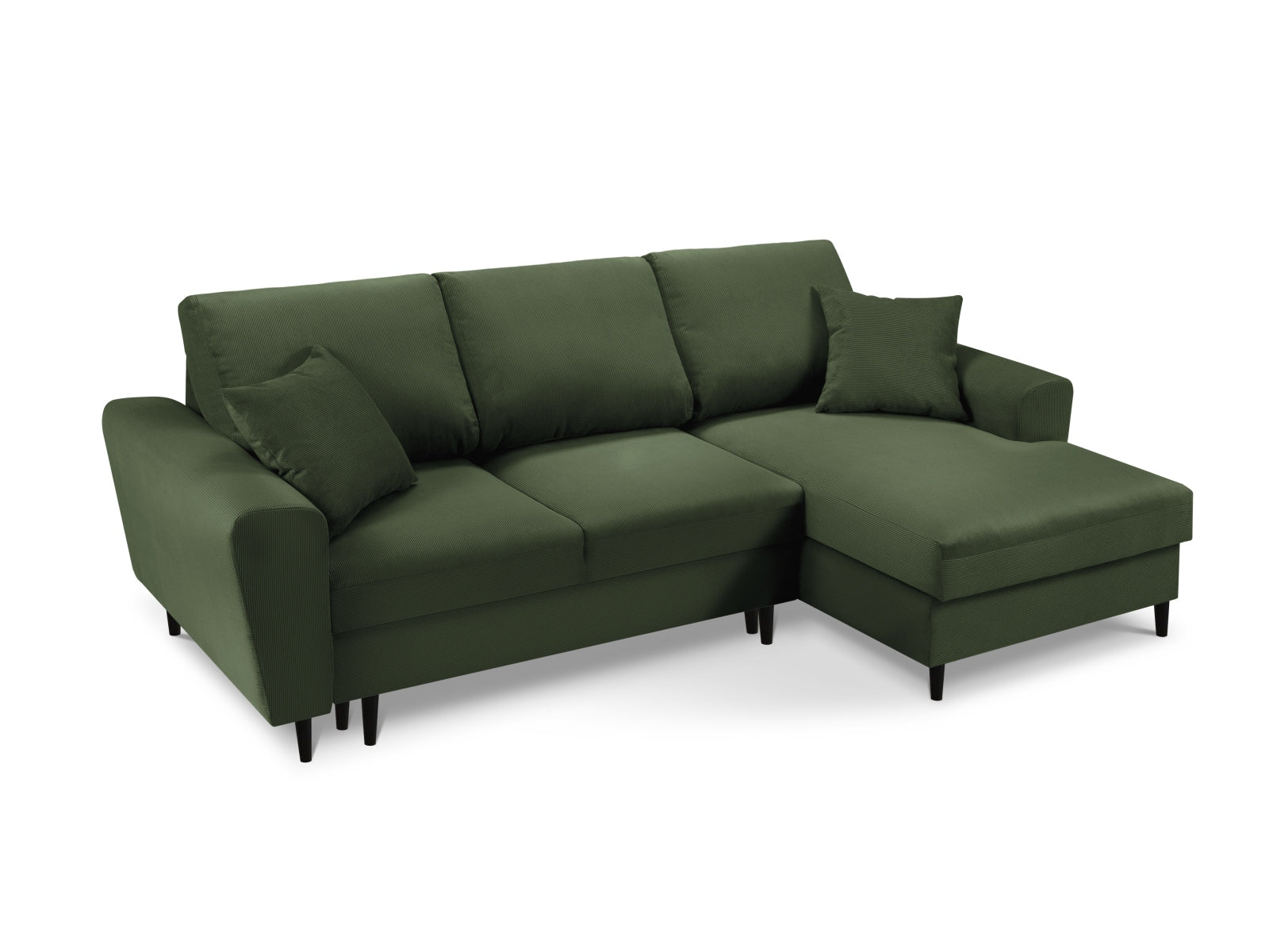Erleben Sie das Kyoto Ecksofa rechts von Cosmopolitan Design – ein elegantes 4-Sitzer Sofa mit Schlaffunktion und Stauraum für Ihr modernes Zuhause.