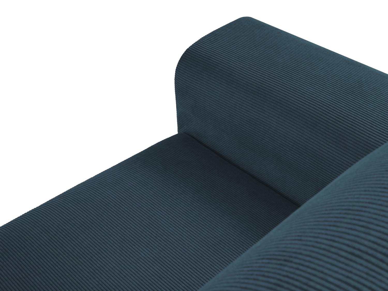 Stylisches Kyoto Ecksofa in Dunkelblau, 4-Sitzer mit komfortabler Schlaffunktion und integriertem Stauraum, perfekt für jedes Zuhause.
