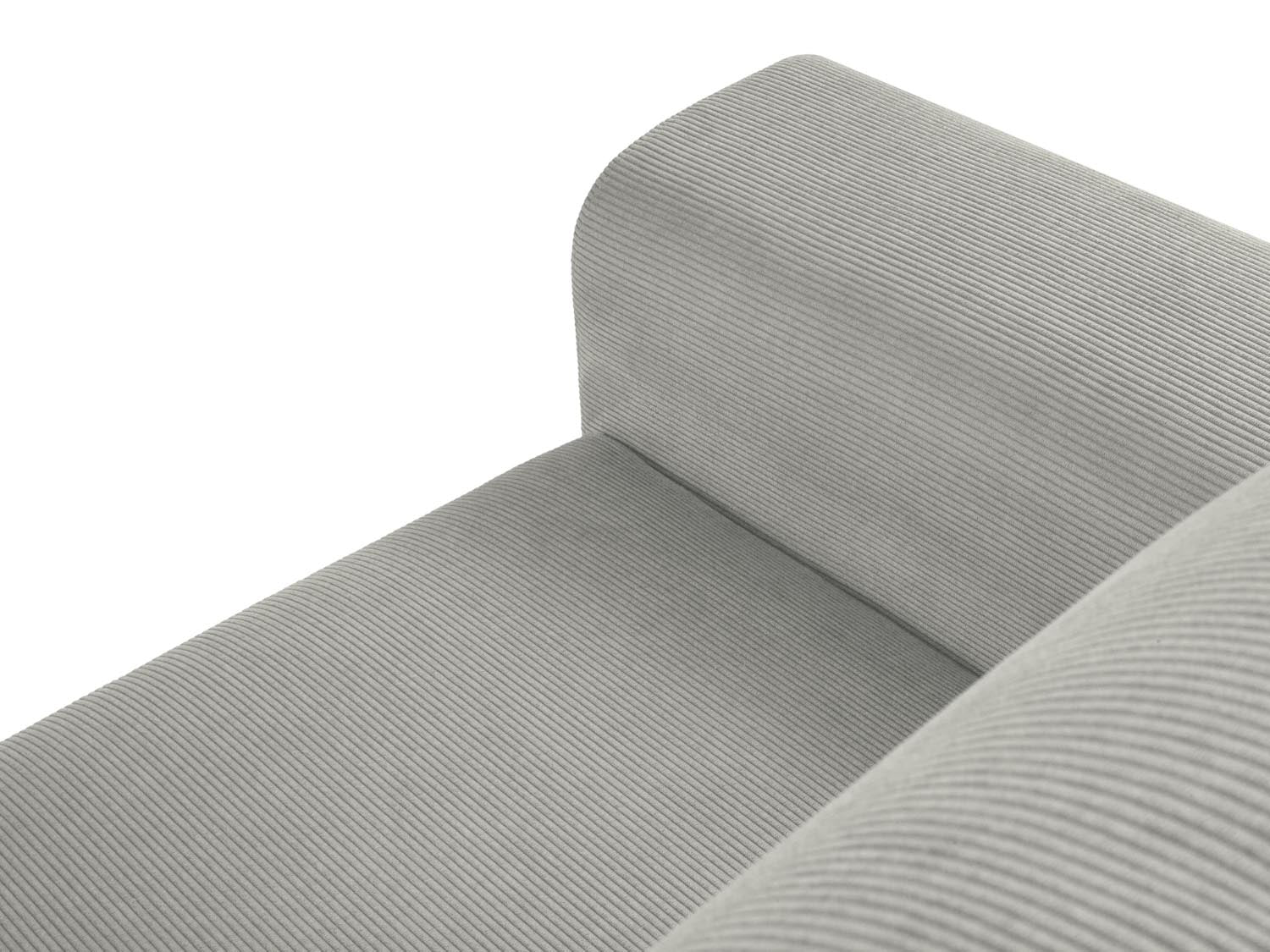 Stylisches Kyoto Ecksofa in elegantem Grau, 4-Sitzer mit praktischer Schlaffunktion und Stauraum, ideal für jedes Wohnzimmer.