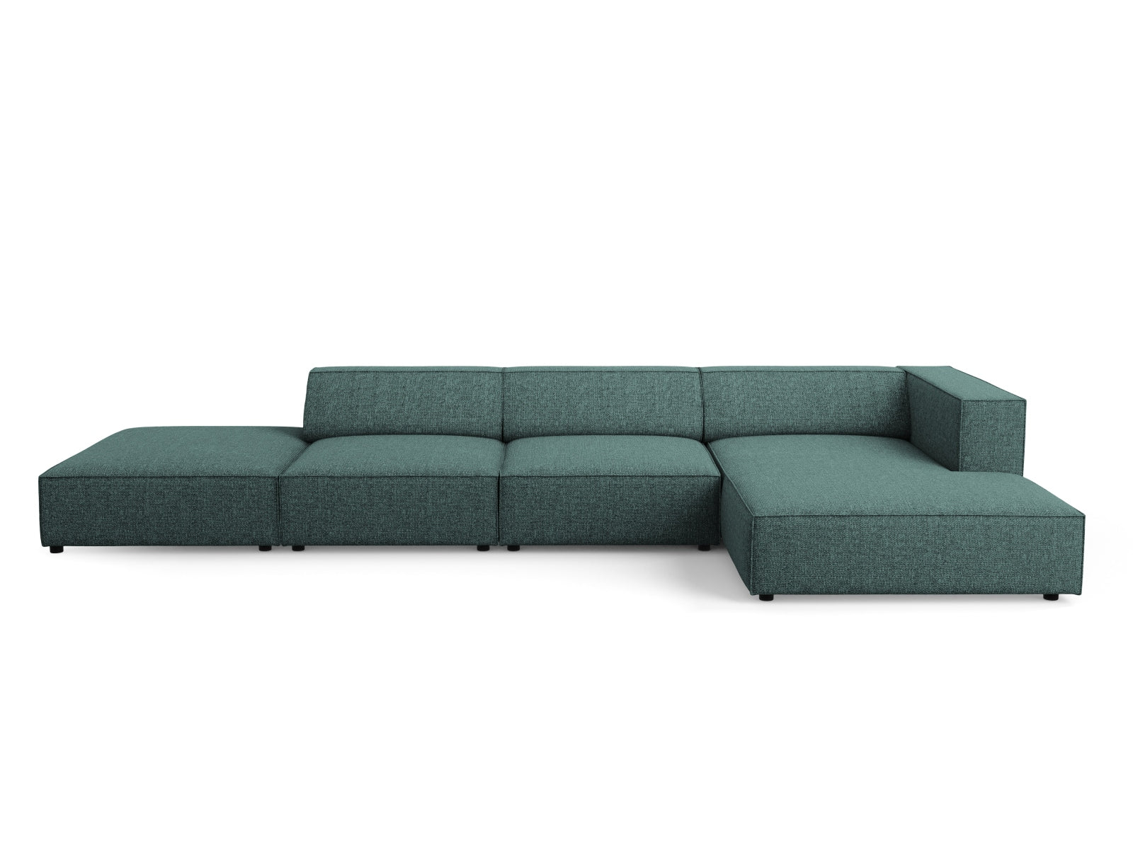 Arendal Ecksofa rechts 5 Sitzer in Petrol präsentiert im Onlineshop von KAQTU Design AG. Ecksofa rechts ist von Cosmopolitan Design