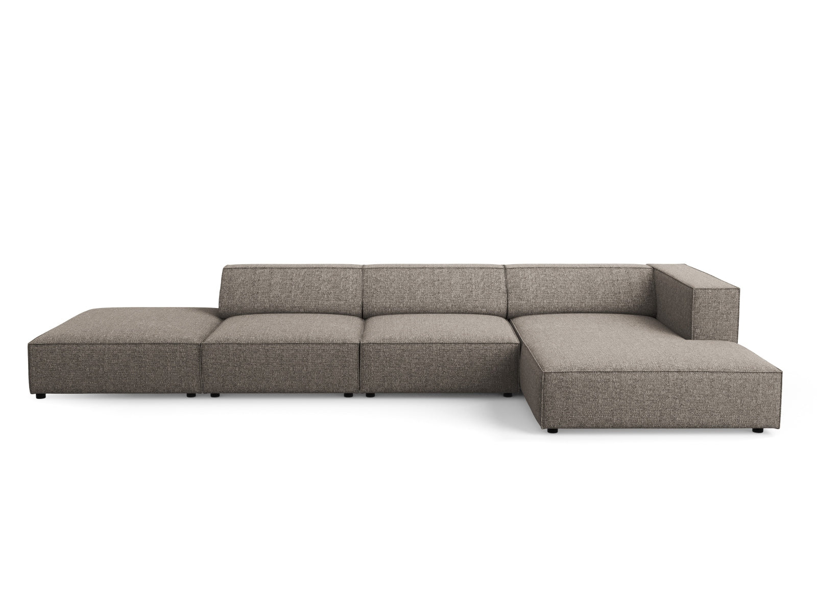 Arendal Ecksofa rechts 5 Sitzer in Grey präsentiert im Onlineshop von KAQTU Design AG. Ecksofa rechts ist von Cosmopolitan Design