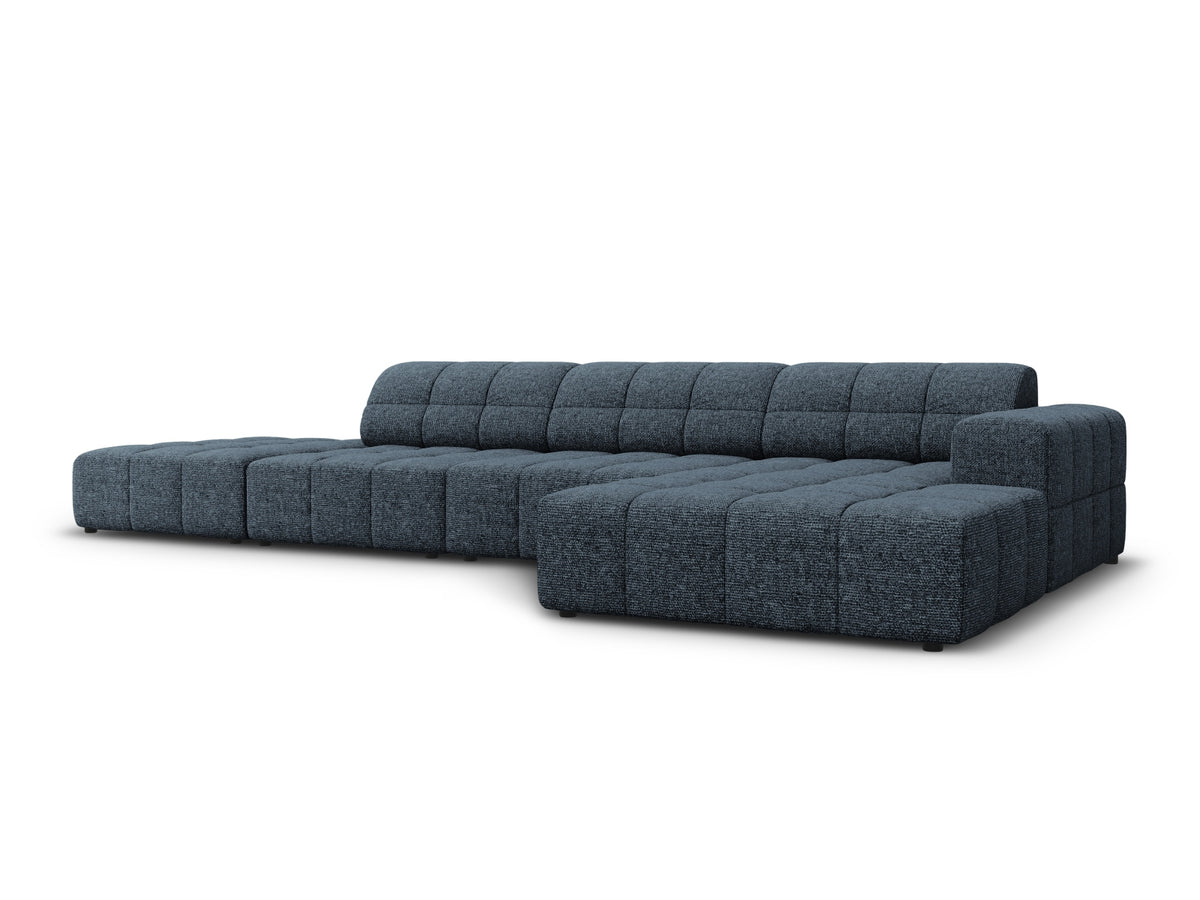 Chicago Ecksofa rechts 5 Sitzer 166cm in Royal Blue-Haga präsentiert im Onlineshop von KAQTU Design AG. L-Sofa rechts ist von Cosmopolitan Design