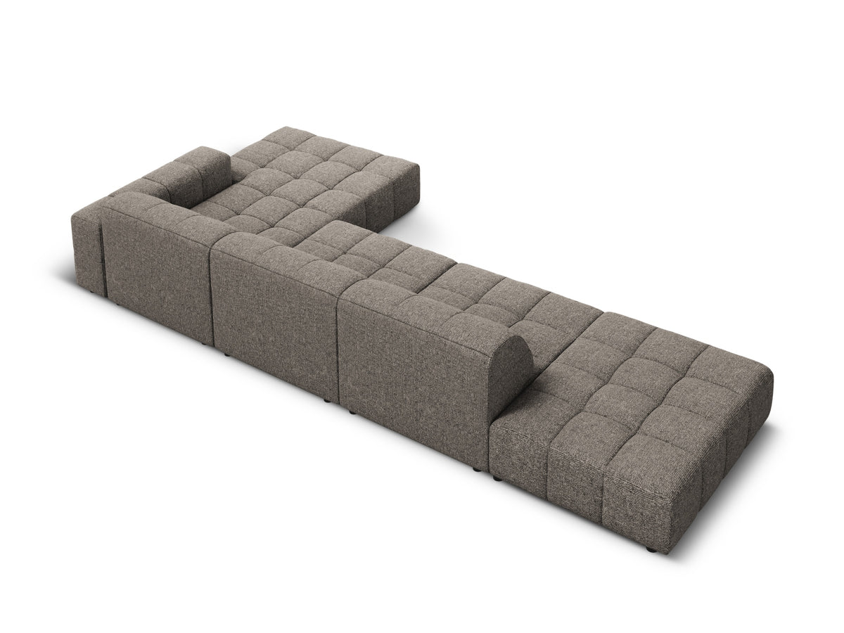 Chicago Ecksofa rechts 5 Sitzer 166cm in Grey-Haga präsentiert im Onlineshop von KAQTU Design AG. L-Sofa rechts ist von Cosmopolitan Design