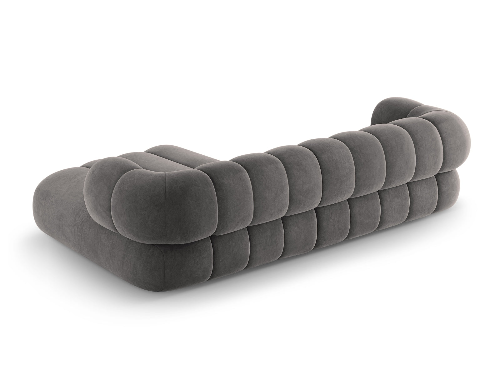 Koge Ecksofa rechts 5 Sitzer 165cm in Grey-Vogue präsentiert im Onlineshop von KAQTU Design AG. L-Sofa rechts ist von Cosmopolitan Design