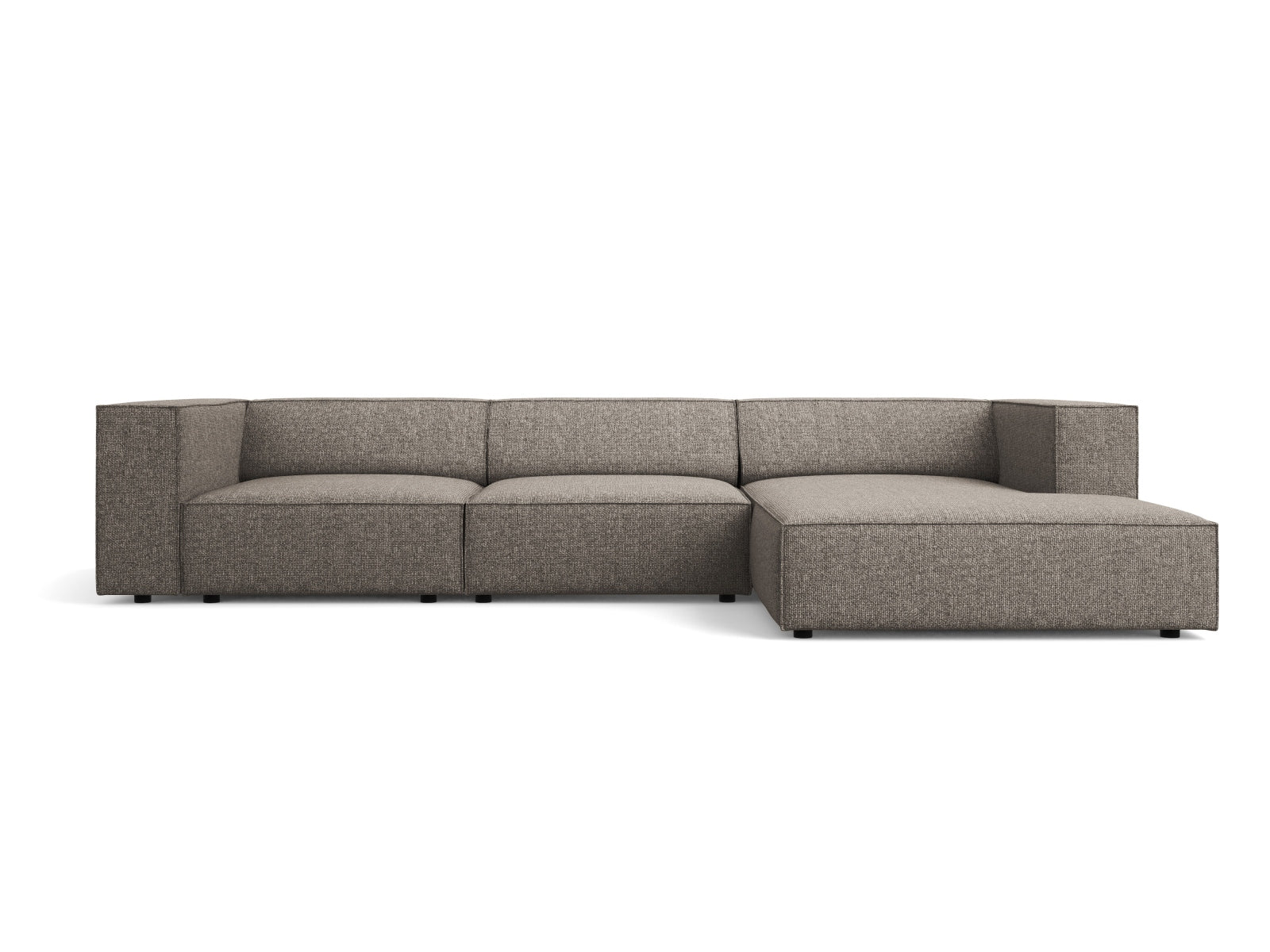 Arendal Ecksofa rechts 4 Sitzer in Grey präsentiert im Onlineshop von KAQTU Design AG. Ecksofa rechts ist von Cosmopolitan Design