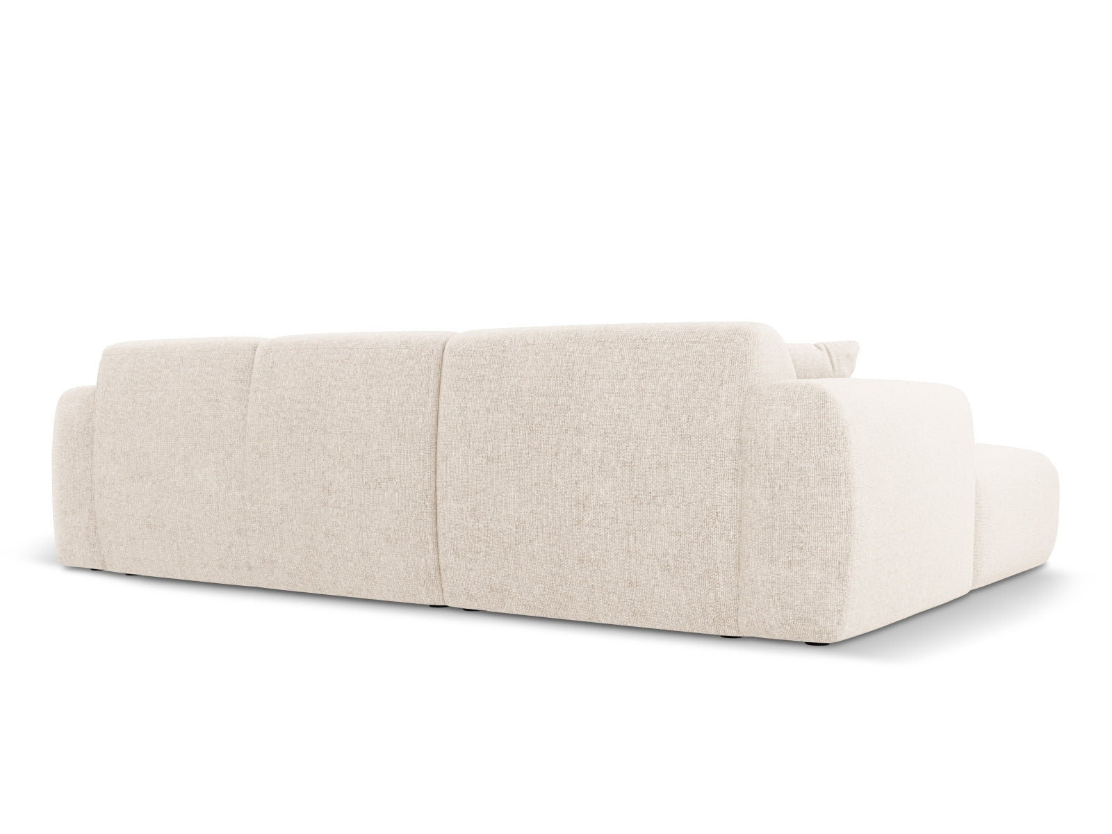 Erleben Sie das Nolio Ecksofa rechts von Cosmopolitan Design. Dieses 4-Sitzer Sofa (170 cm) bietet modernes Design und höchsten Komfort für Ihr Zuhause.