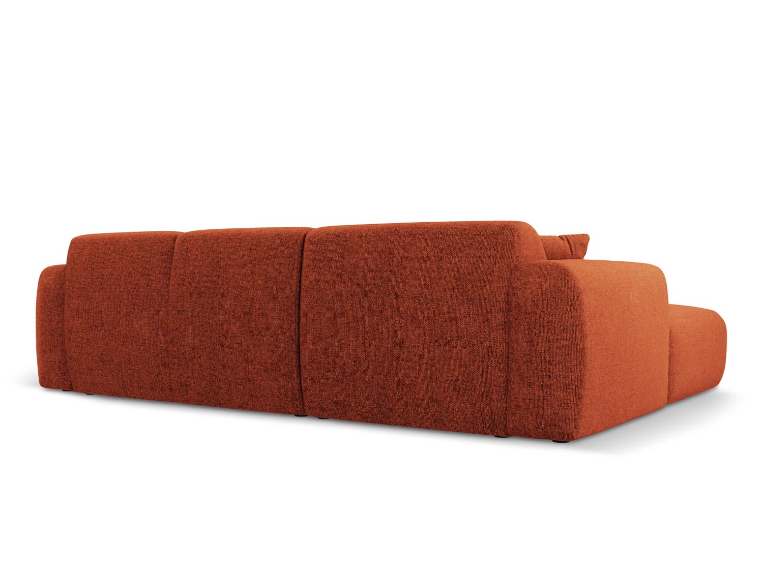 Elegantes Nolio Ecksofa in sanftem Terracotta, 4-Sitzer, 170cm, ideal für gemütliche Stunden und modernes Wohndesign von Cosmopolitan Design.
