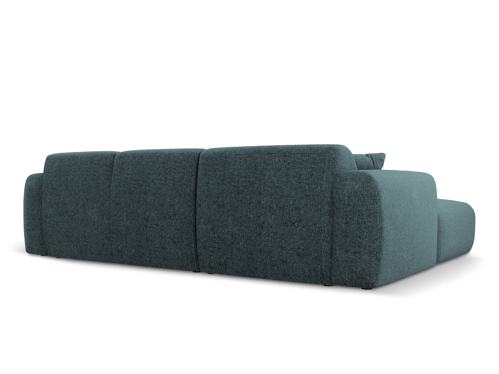 Elegantes Nolio Ecksofa in Petrol-Haga, 4-Sitzer, 170cm, ideal für stilvolle Wohnräume und entspannte Stunden, von Cosmopolitan Design.