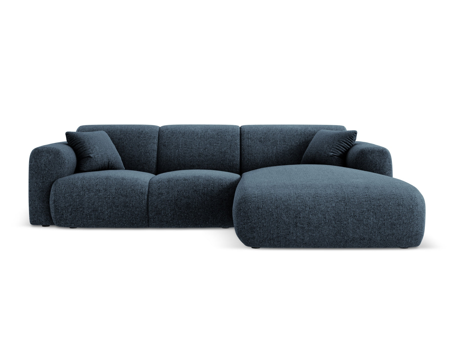 Nolio Ecksofa rechts 4 Sitzer 170cm in Royal Blue-Haga präsentiert im Onlineshop von KAQTU Design AG. L-Sofa rechts ist von Cosmopolitan Design