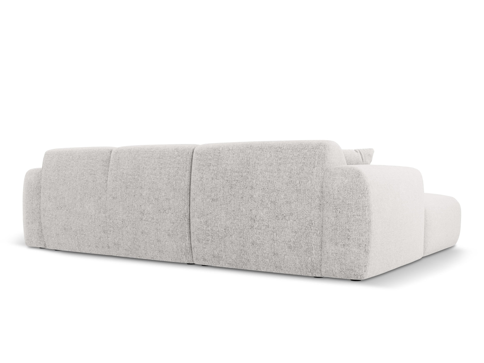 Modernes Nolio Ecksofa in zartem Hellgrau, 4-Sitzer, 170 cm, ideal für gemütliche und stilvolle Wohnbereiche von Cosmopolitan Design.