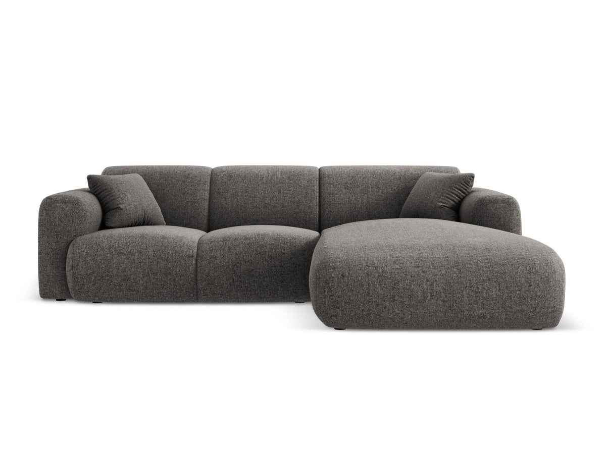 Nolio Ecksofa rechts 4 Sitzer 170cm in Grey-Haga präsentiert im Onlineshop von KAQTU Design AG. L-Sofa rechts ist von Cosmopolitan Design