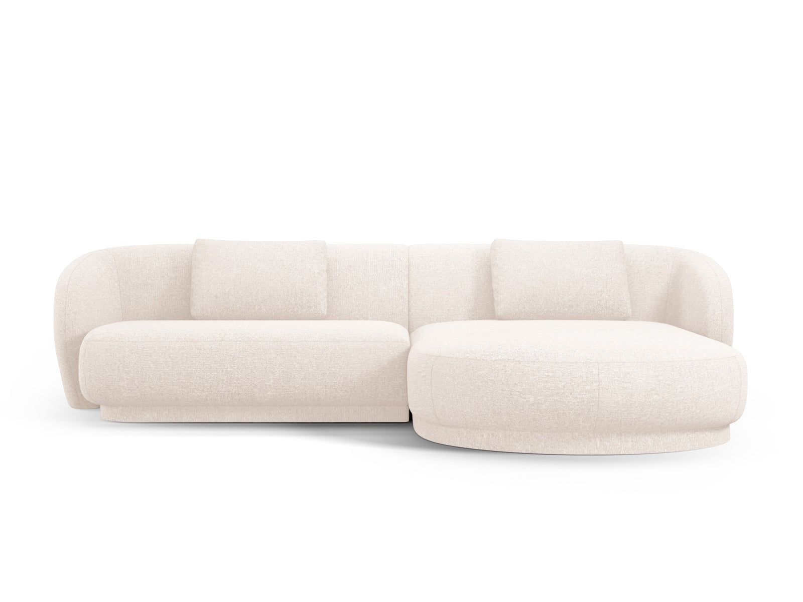 Entdecken Sie das Camden Ecksofa rechts 4 Sitzer von Cosmopolitan Design – stilvolles Velours für Ihr modernes Zuhause. Komfort trifft Eleganz!