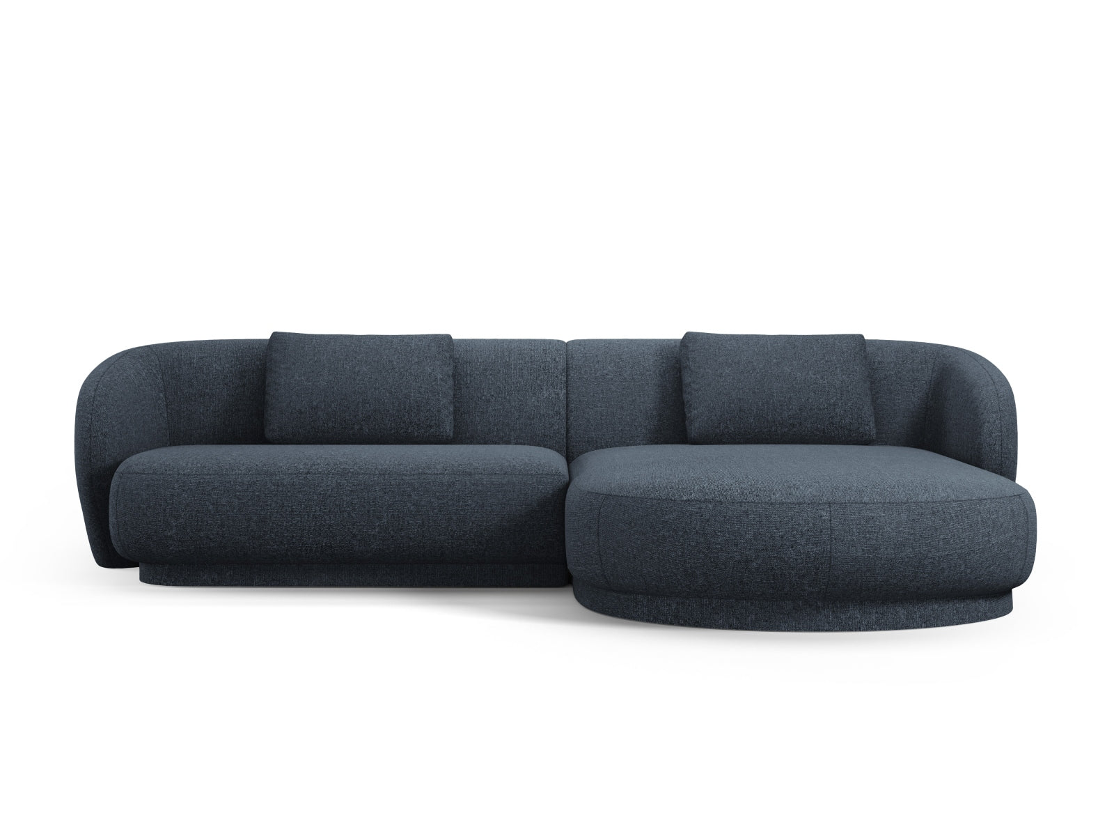 Entdecken Sie das elegante Camden Ecksofa rechts 4 Sitzer von Cosmopolitan Design – hochwertiges Velours, ideal für stilvolle Wohnräume und maximalen Komfort!