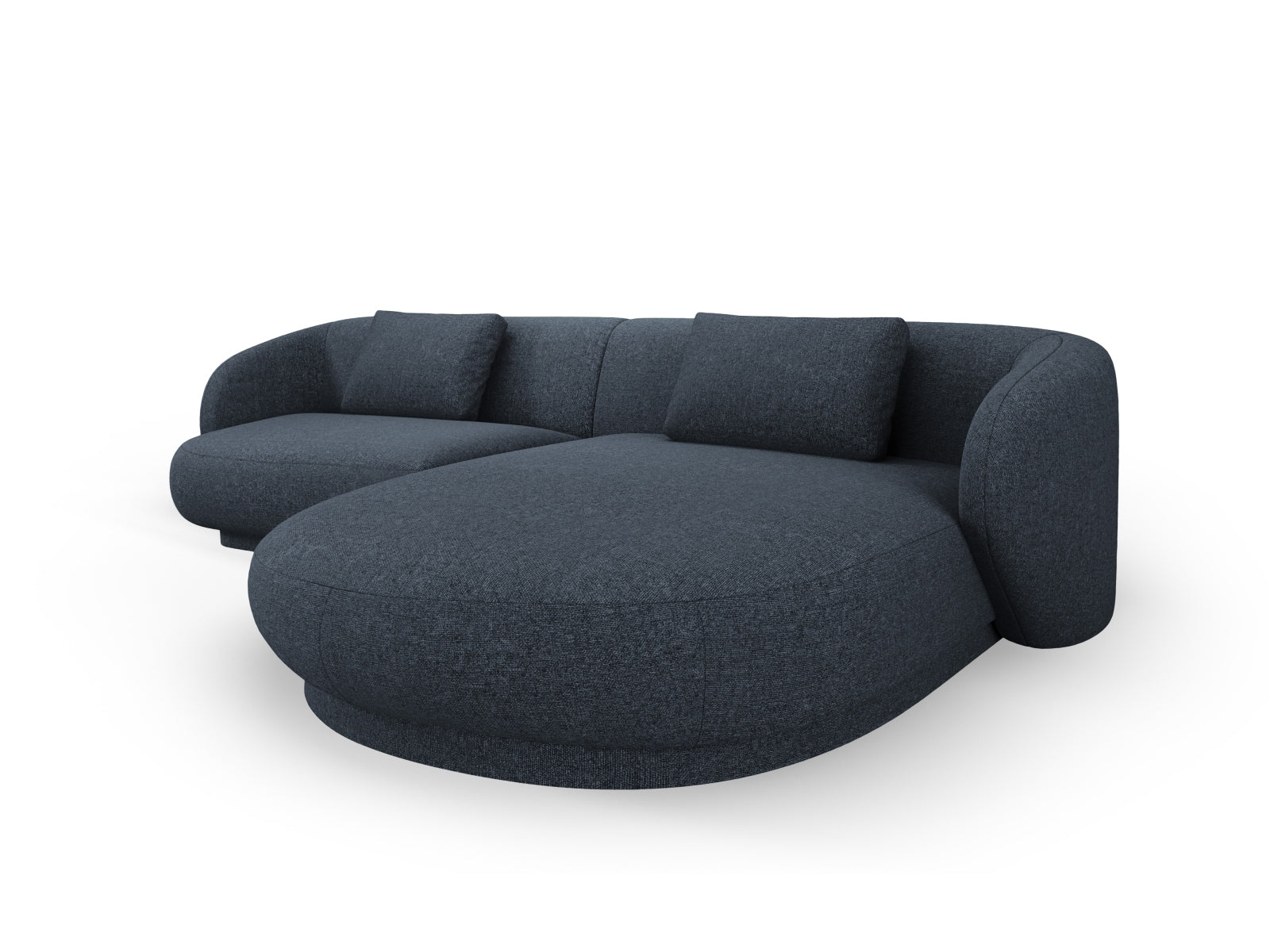 Erleben Sie das stilvolle Camden Ecksofa rechts 4 Sitzer von Cosmopolitan Design – luxuriöses Velours für höchsten Komfort und modernes Wohndesign!