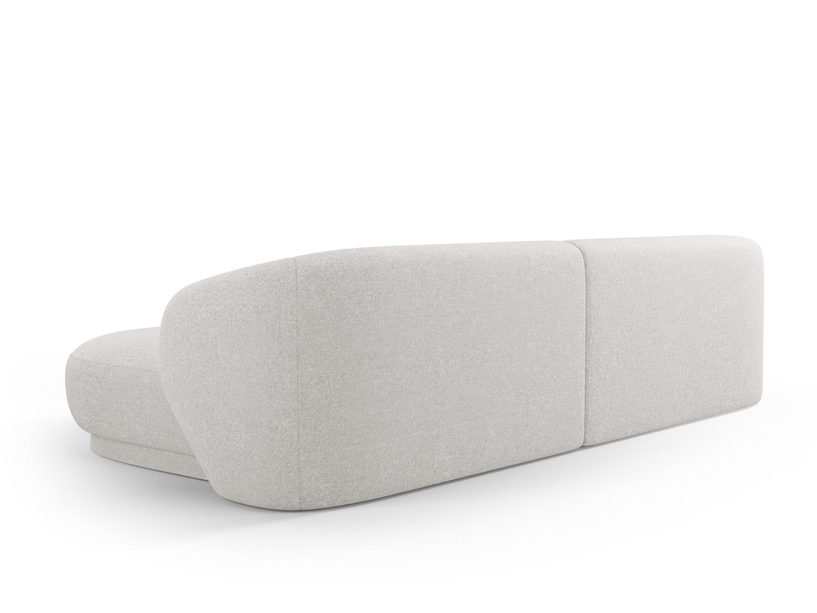Erleben Sie das stilvolle Camden Ecksofa rechts 4 Sitzer von Cosmopolitan Design – luxuriöses Velours für höchsten Komfort und modernes Wohndesign!
