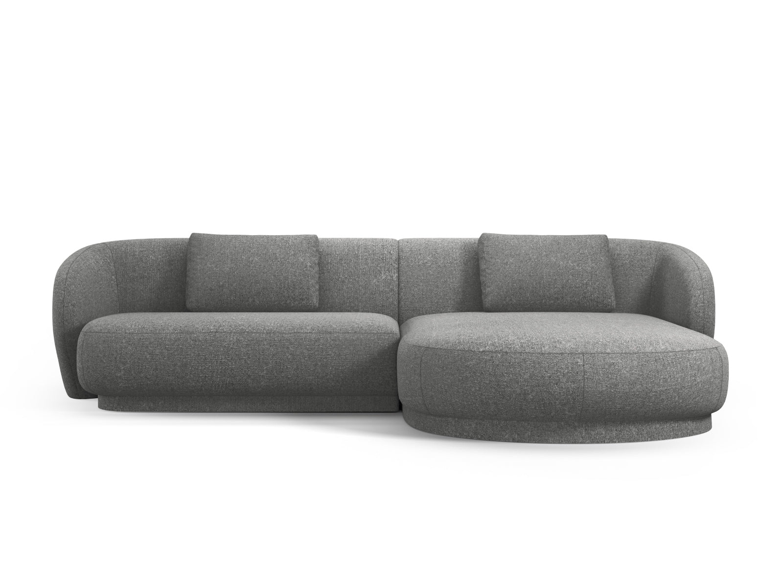 Entdecken Sie das elegante Camden Ecksofa rechts 4 Sitzer von Cosmopolitan Design – hochwertiges Velours, ideal für Ihr modernes Wohnambiente und maximalen Komfort!