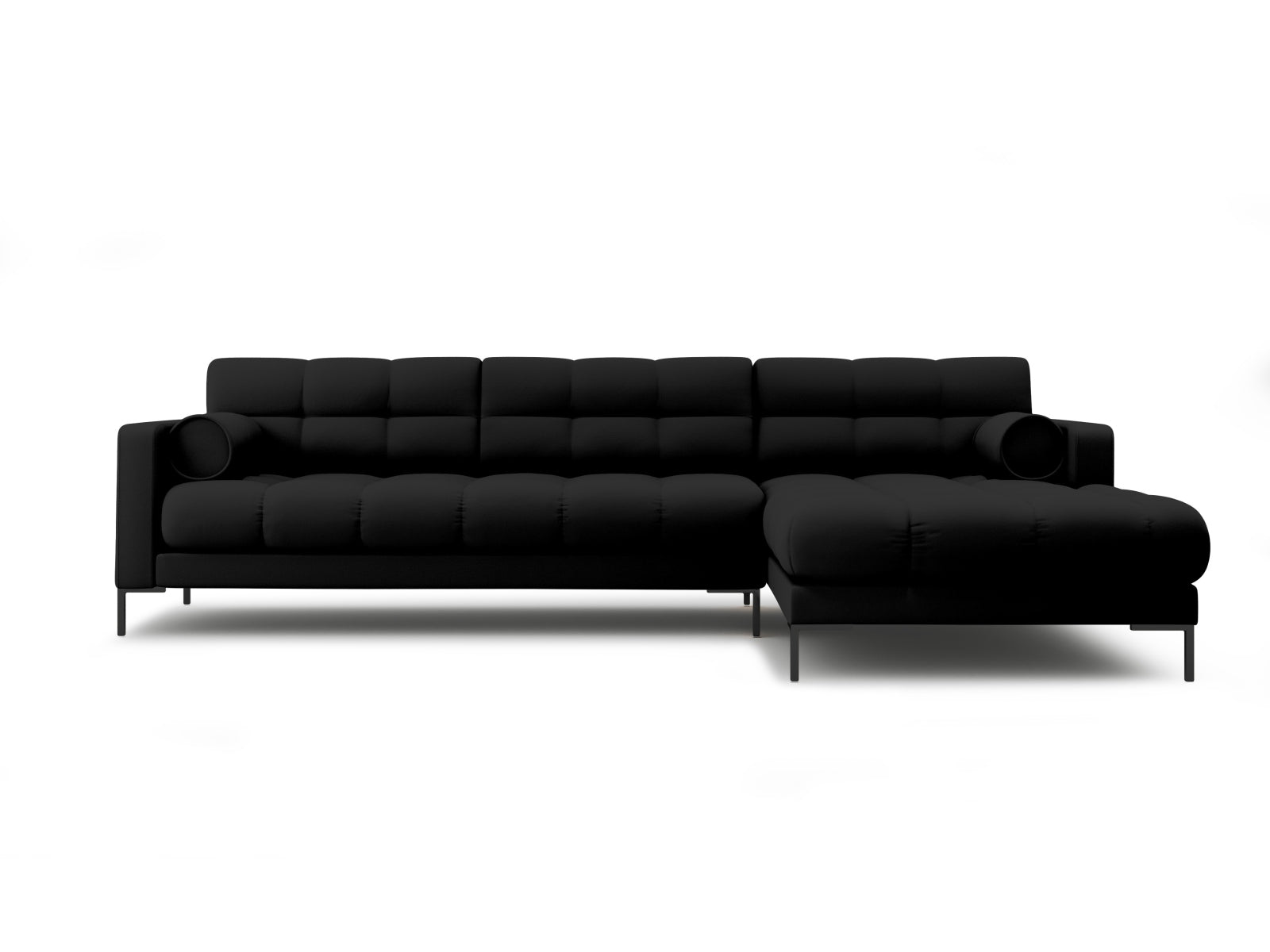 5-Sitzer Ecksofa rechts Bali in Black-Neve präsentiert im Onlineshop von KAQTU Design AG. Ecksofa rechts ist von Cosmopolitan Design