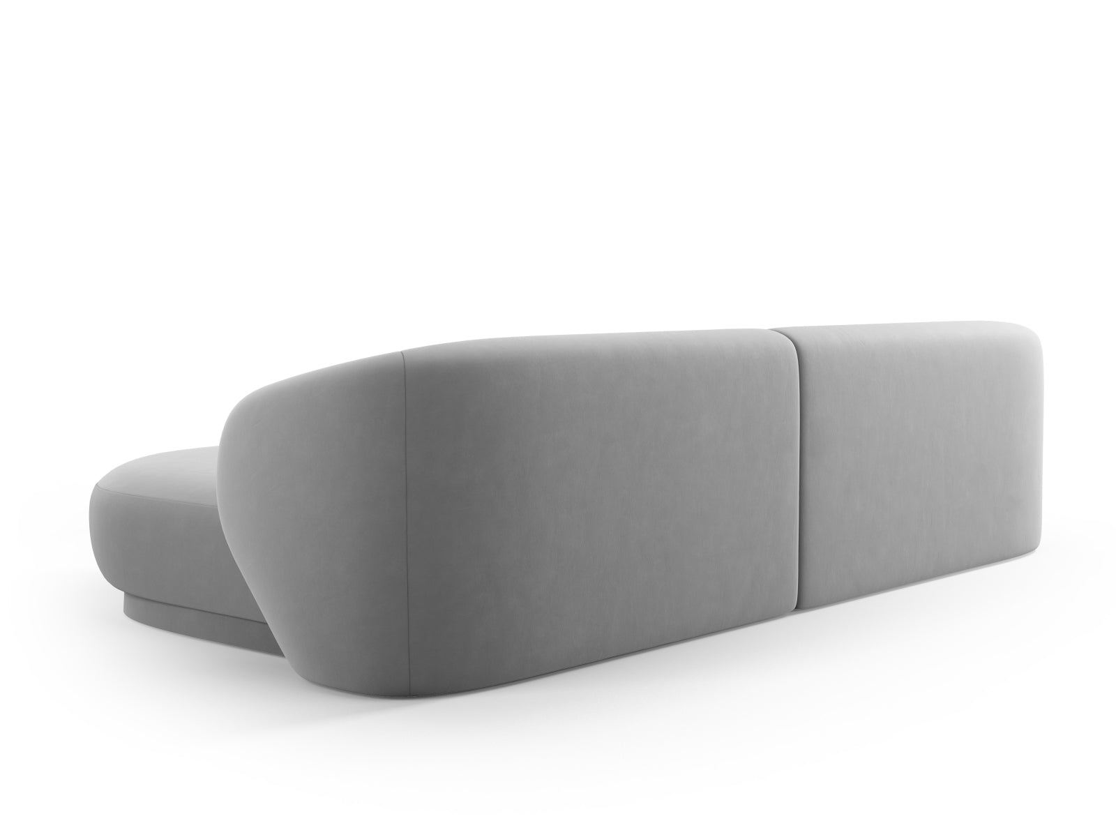 Entdecken Sie das elegante Camden Velour Ecksofa rechts von Cosmopolitan Design – ein 4-Sitzer, der zeitlosen Komfort und modernes Flair vereint.