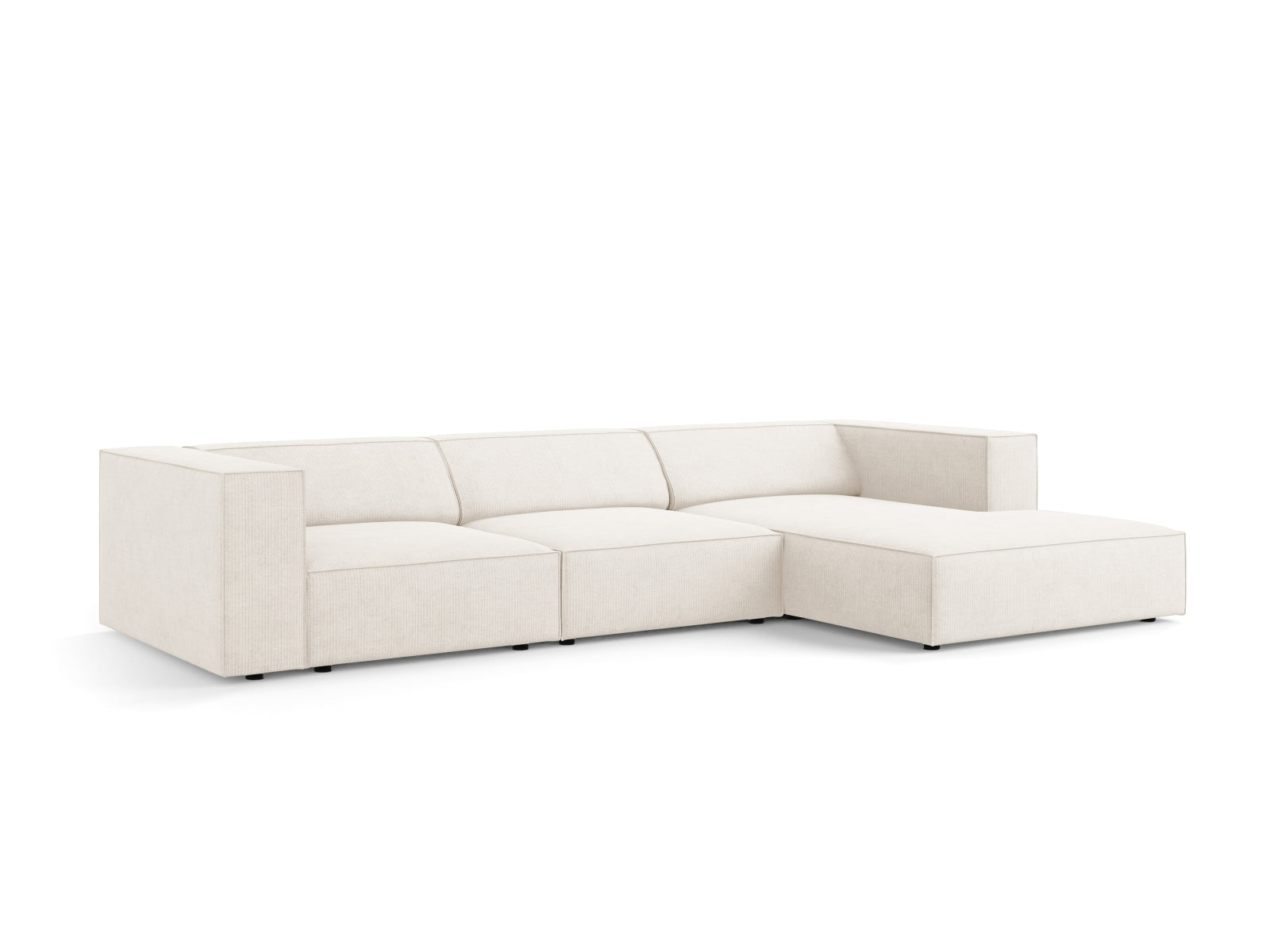 Entdecken Sie das Arendal Ecksofa rechts 4 Sitzer von Cosmopolitan Design – elegantes, modernes Sofa für höchsten Sitzkomfort und stilvolle Wohnräume.