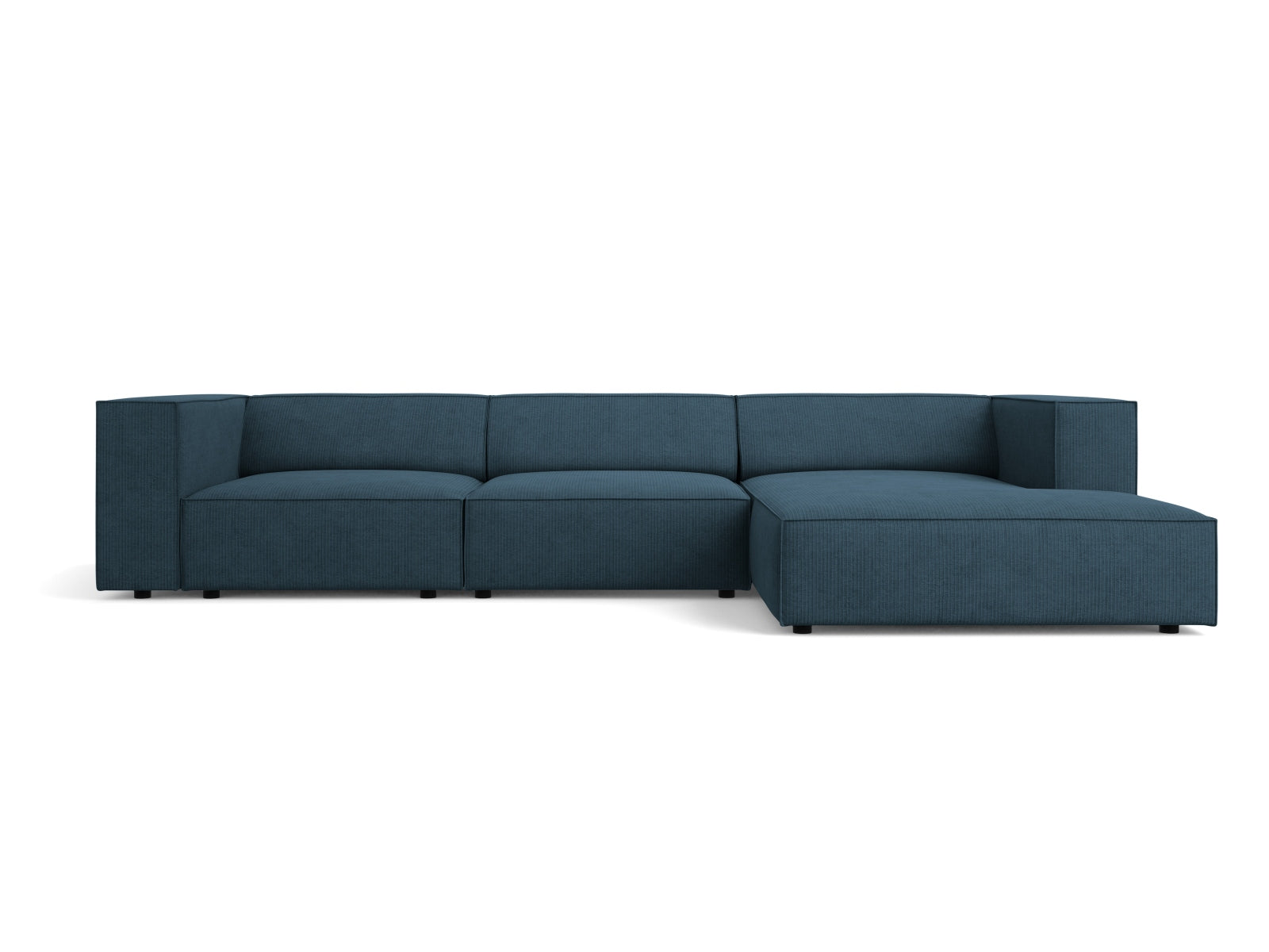 Arendal Ecksofa rechts 4 Sitzer in Navy Blue präsentiert im Onlineshop von KAQTU Design AG. Ecksofa rechts ist von Cosmopolitan Design