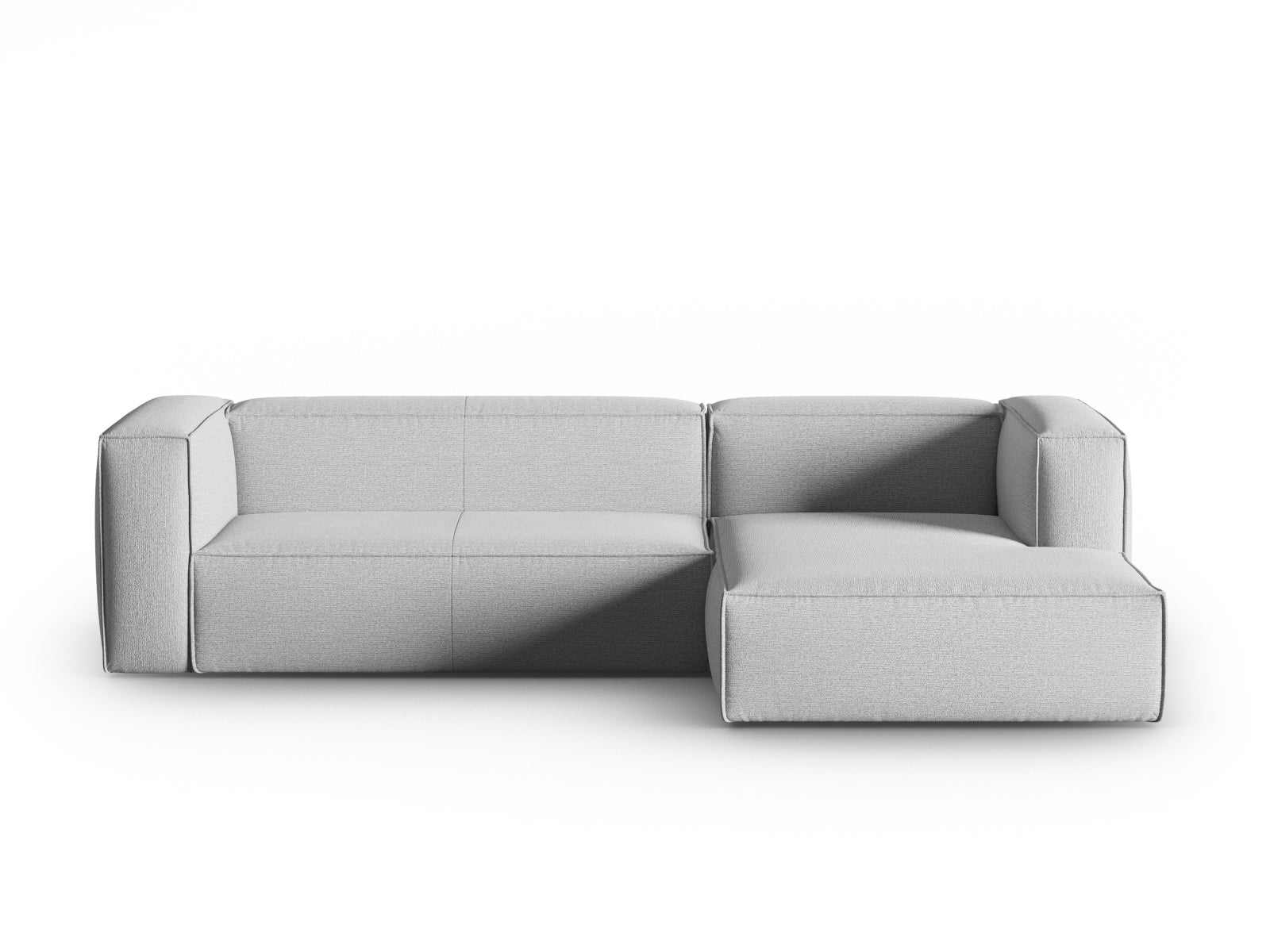 Mackay Ecksofa rechts 4 Sitzer in Grey präsentiert im Onlineshop von KAQTU Design AG. Ecksofa rechts ist von Cosmopolitan Design