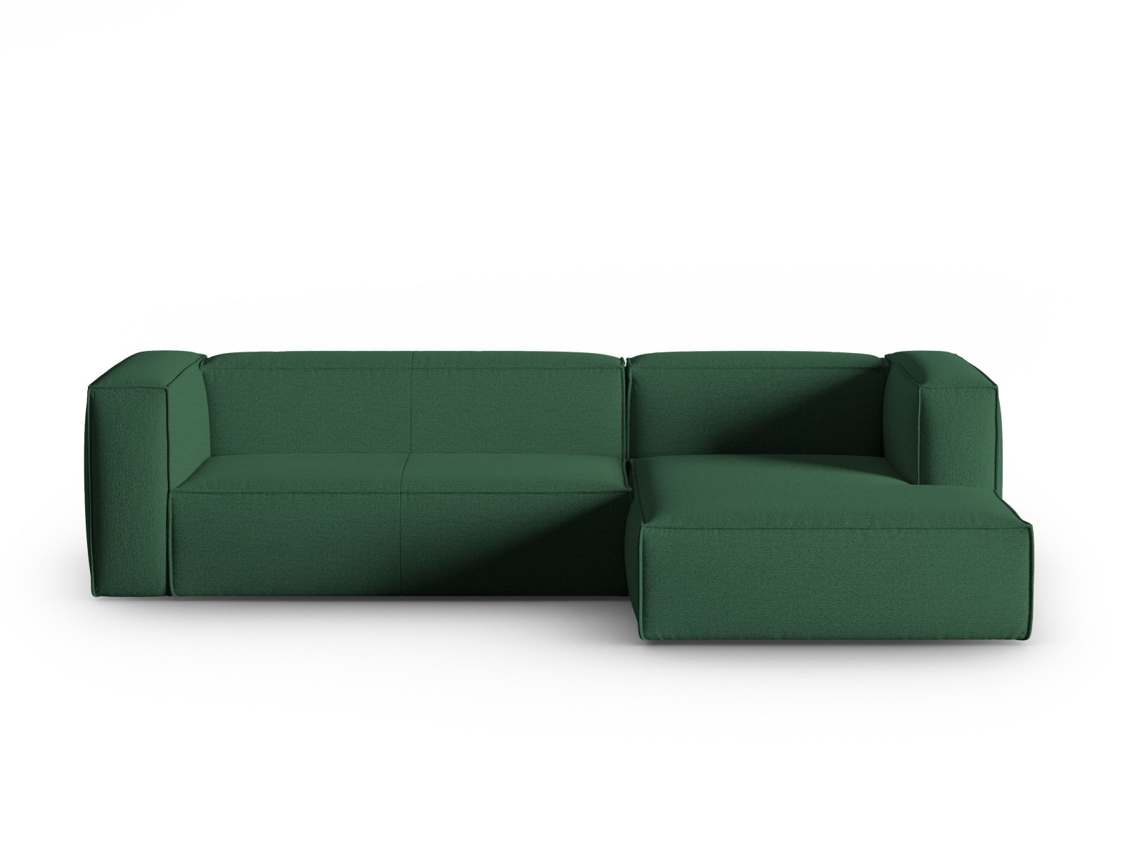 Mackay Ecksofa rechts 4 Sitzer in Green präsentiert im Onlineshop von KAQTU Design AG. Ecksofa rechts ist von Cosmopolitan Design