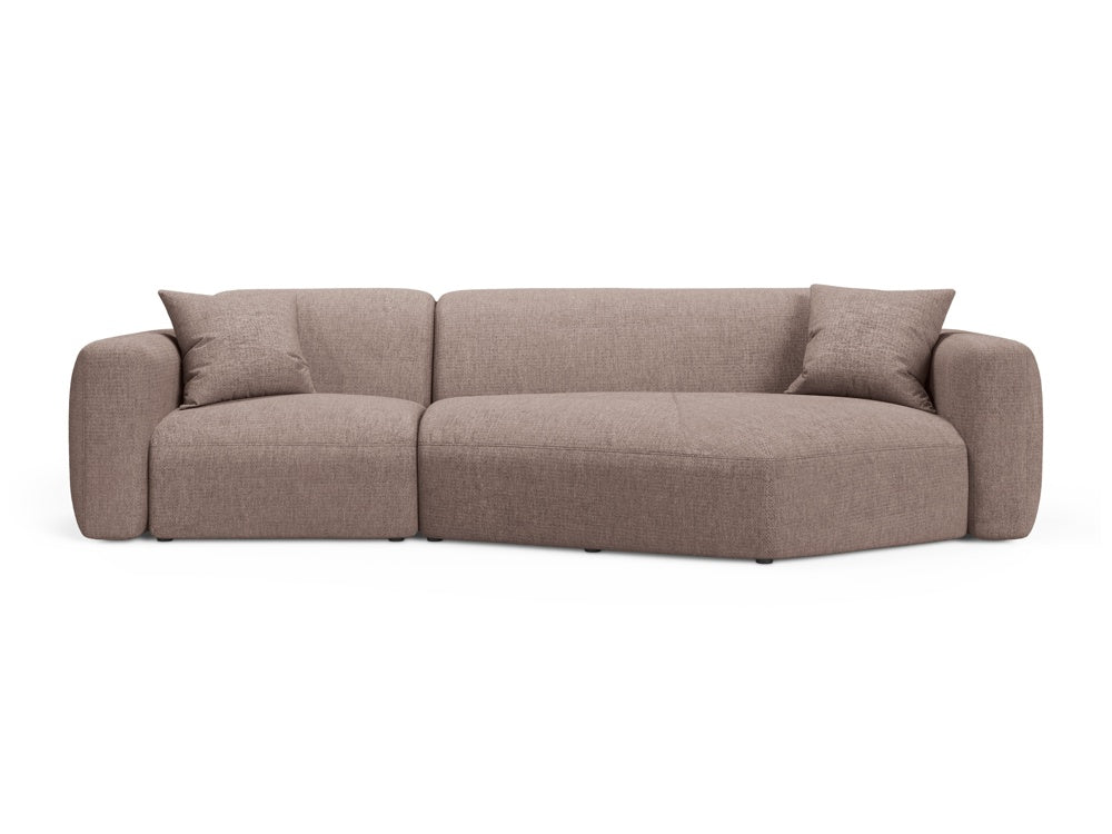 Strino Modular Ecksofa rechts 3 Sitzer in Cappuccino-Sorella präsentiert im Onlineshop von KAQTU Design AG. L-Sofa rechts ist von Cosmopolitan Design