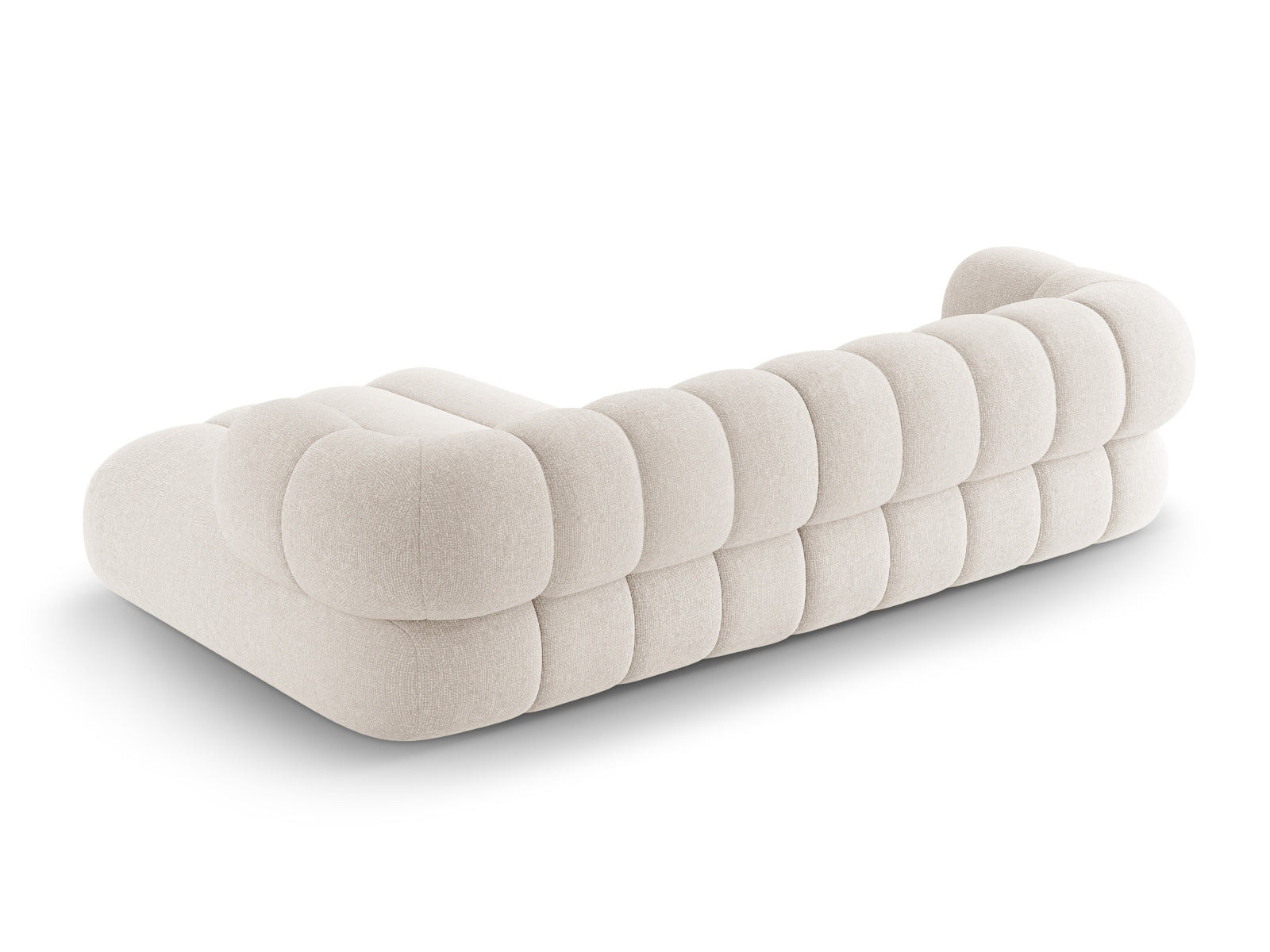 Elegantes Koge Ecksofa in hellem Beige, 5 Sitzer, 165cm, modernes L-Sofa rechts von Cosmopolitan Design, perfekt für stilvolle Wohnambiente.