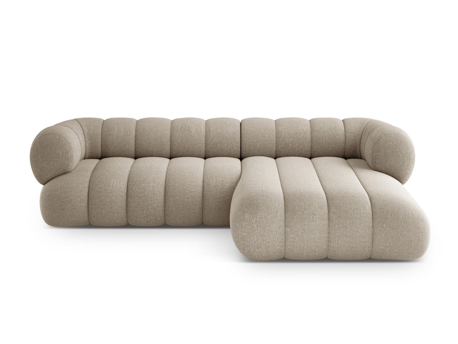 Koge Ecksofa 5 Sitzer 165cm in Dark Beige präsentiert im Onlineshop von KAQTU Design AG. Ecksofa ist von Cosmopolitan Design