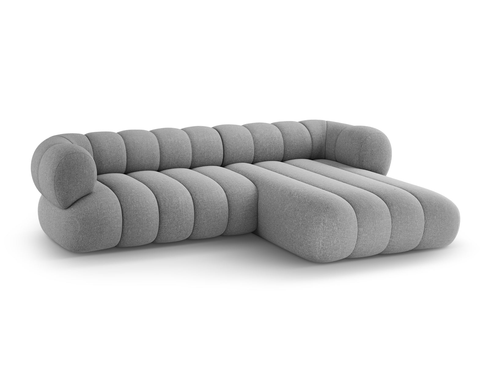 Modernes Koge Ecksofa in Navy Blue-Eden, 5-Sitzer, 165 cm, perfekt für stilvolle Wohnräume, angeboten von Cosmopolitan Design.