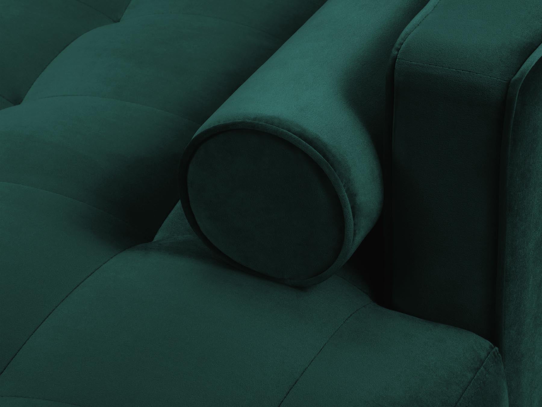 Stylisches 4-Sitzer Ecksofa rechts Aspen in modernem Petrol, perfekt für gemütliche Abende und stilvolle Wohnambiente.