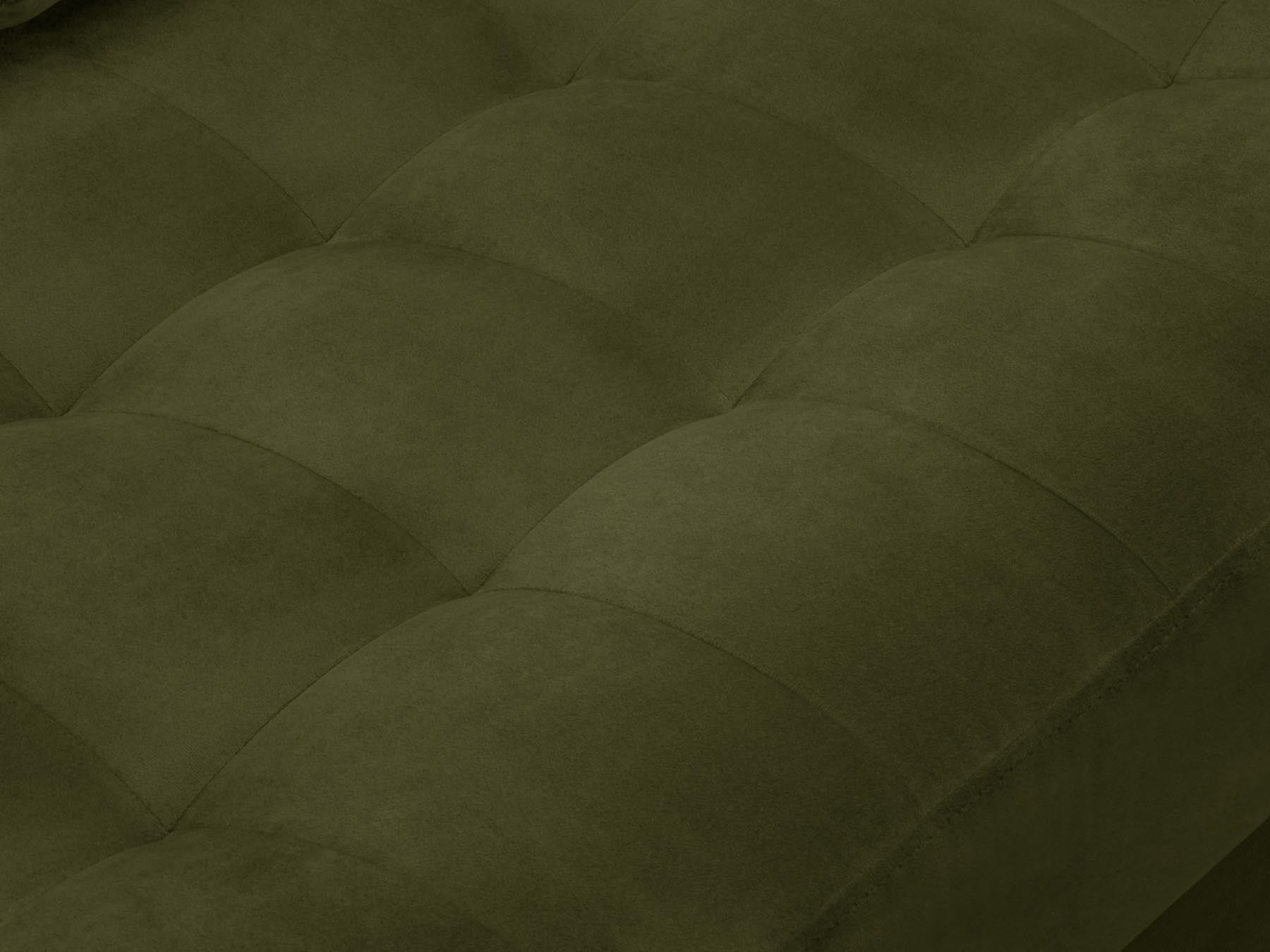 Elegantes 4-Sitzer Ecksofa rechts Aspen in modernem Grünton, ideal für gemütliche und trendbewusste Wohnräume von Cosmopolitan Design.