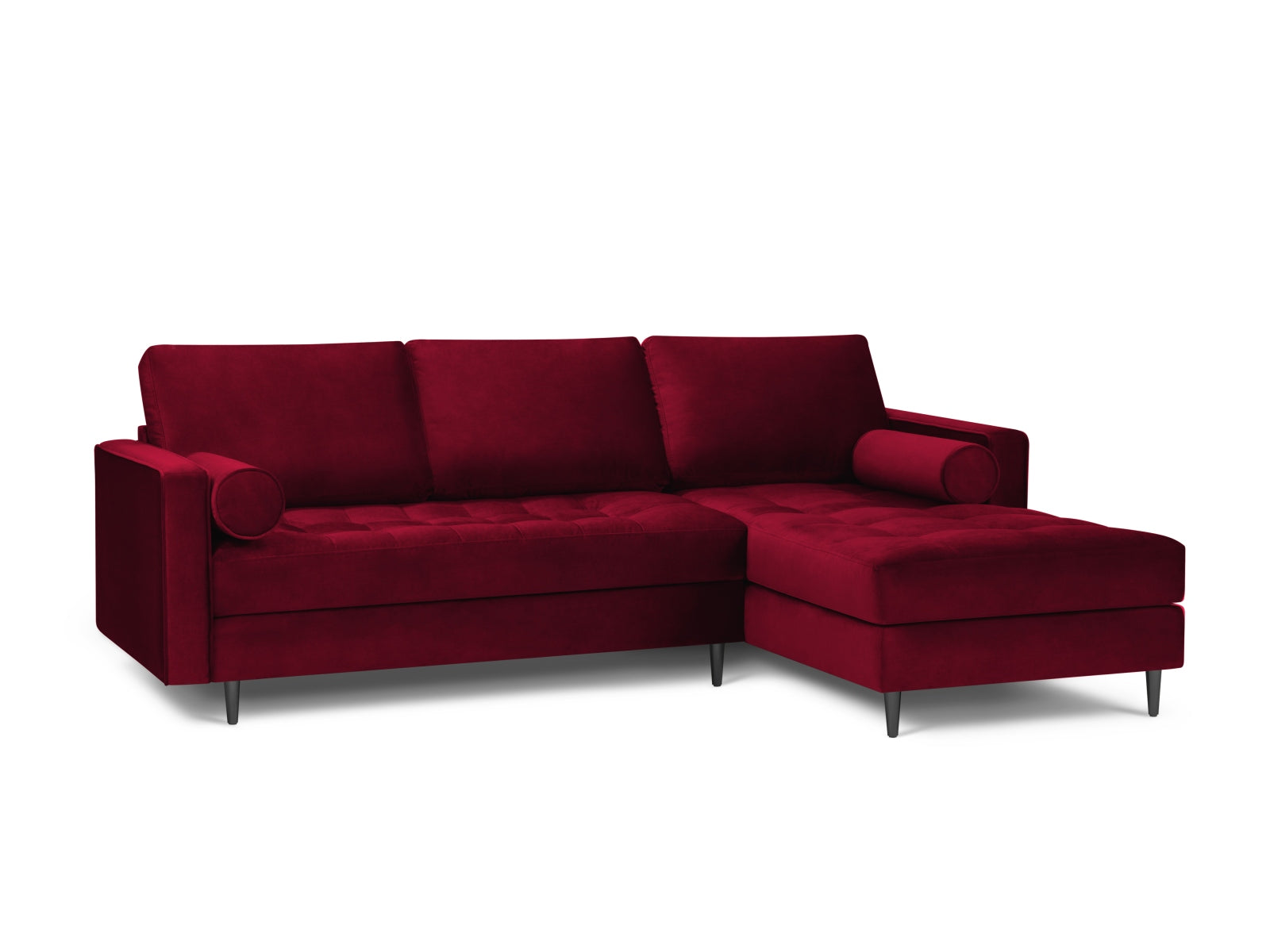Elegantes 4-Sitzer Ecksofa rechts Aspen von Cosmopolitan Design, ideal für stilvolle Wohnräume und gemütliche Abende.