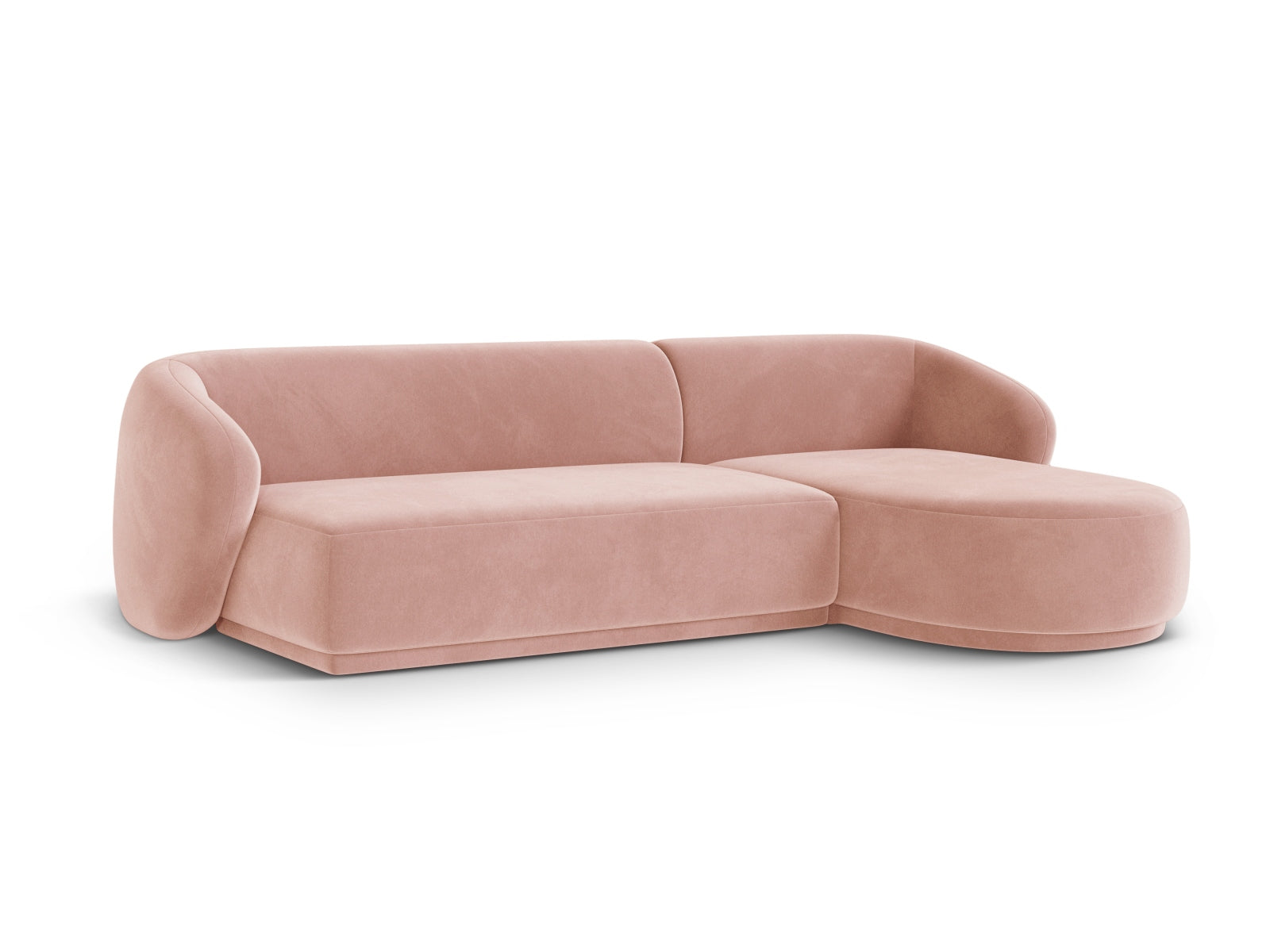 Stylisches 4-Sitzer Ecksofa Gomera in Pink-Salvador, ideal für moderne Wohnräume, präsentiert von Cosmopolitan Design.