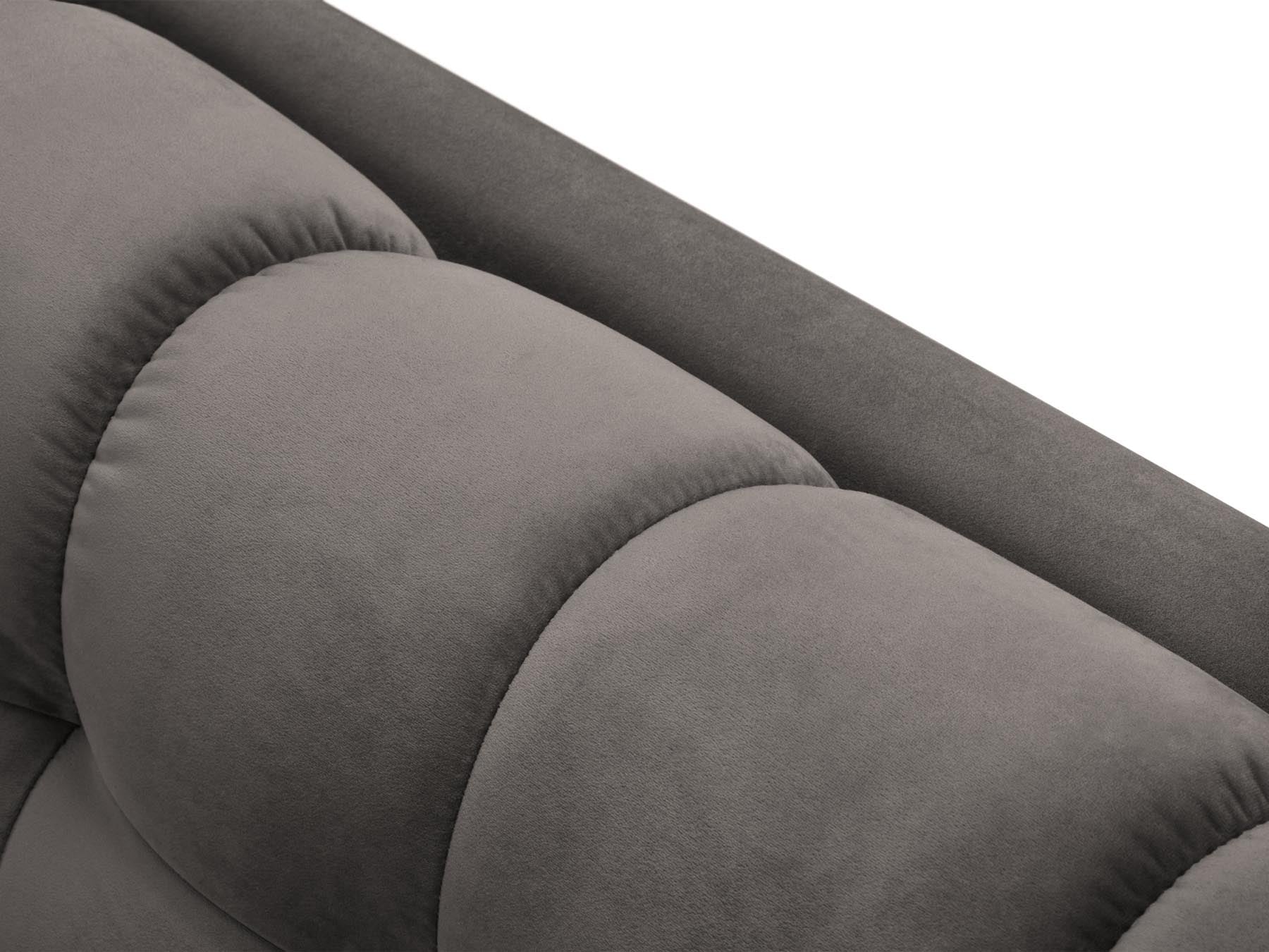 Modernes 5-Sitzer Ecksofa rechts Bali in stilvollem Grau, ideal für gemütliche Abende und stilvolle Einrichtungsideen.