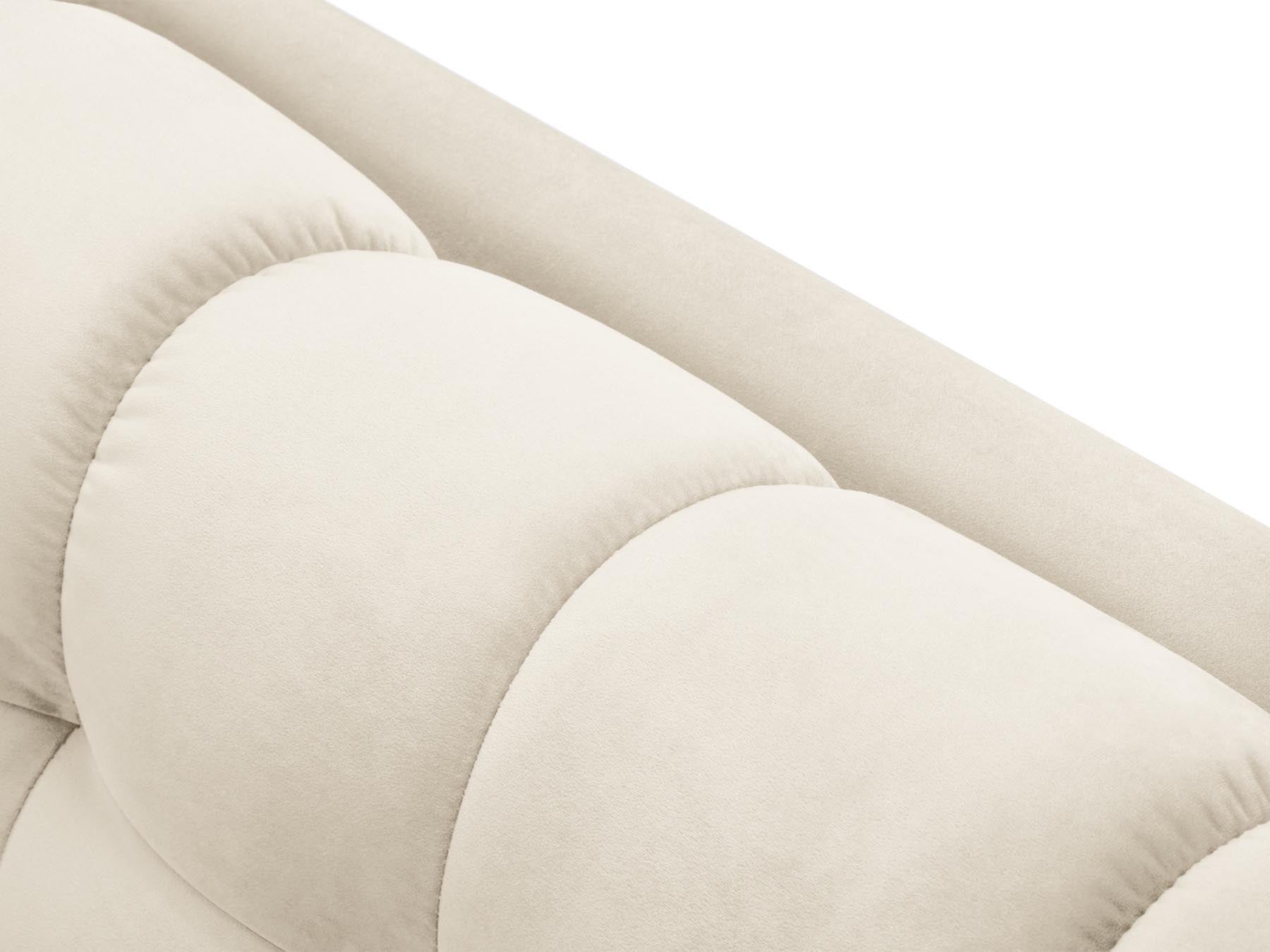 Elegantes 5-Sitzer Ecksofa rechts Bali in sanftem Beige, ideal für entspannte Stunden und geschmackvolle Wohnräume von Cosmopolitan Design.