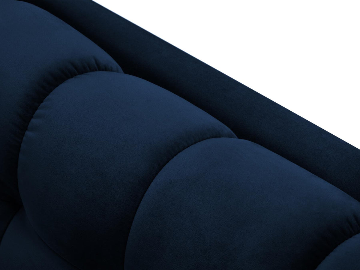 5-Sitzer Ecksofa rechts Bali in Royal Blue-Bluvel präsentiert im Onlineshop von KAQTU Design AG. Ecksofa rechts ist von Cosmopolitan Design
