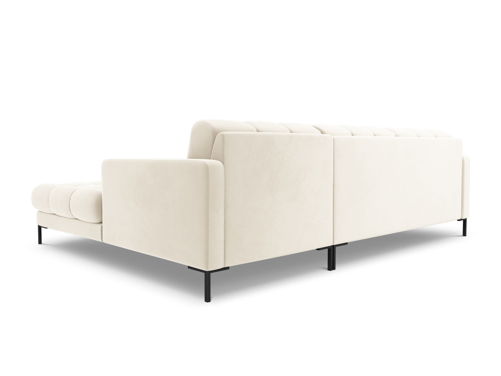 Elegantes 5-Sitzer Ecksofa rechts Bali in sanftem Beige, ideal für stilvolle Wohnräume und entspannte Stunden von Cosmopolitan Design.
