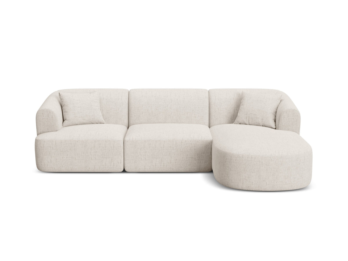 4-Sitzer Ecksofa rechts Campi in Light Beige-Moly präsentiert im Onlineshop von KAQTU Design AG. Ecksofa rechts ist von Cosmopolitan Design