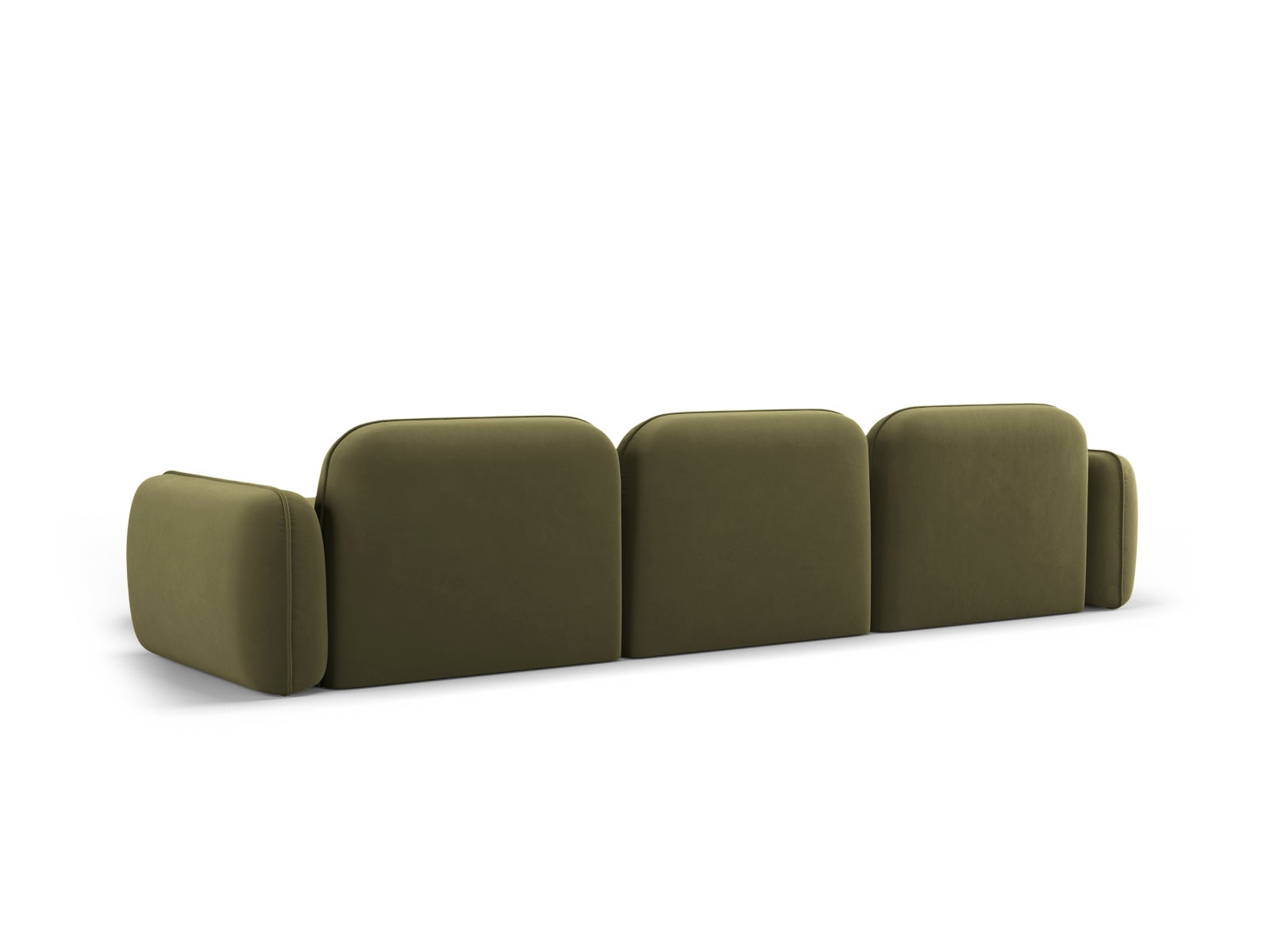Entdecken Sie das Sydney Velour Modular Ecksofa rechts von Cosmopolitan Design – ein elegantes 4-Sitzer Sofa, das modernen Komfort und stilvolles Design vereint.