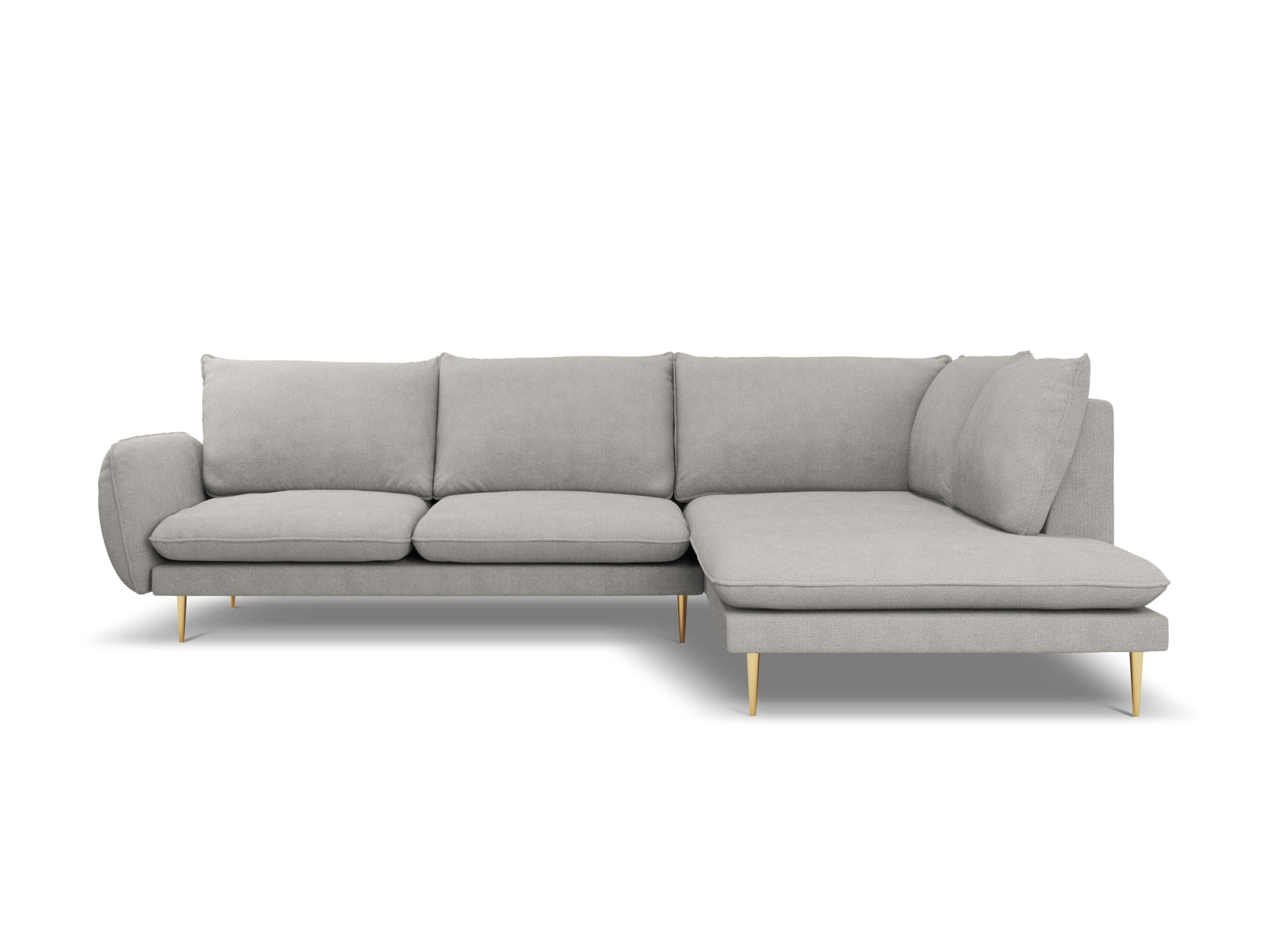 Entdecken Sie das stilvolle Vienna Ecksofa rechts 6 Sitzer 185cm von Cosmopolitan Design – ideal für gesellige Abende und höchsten Komfort.