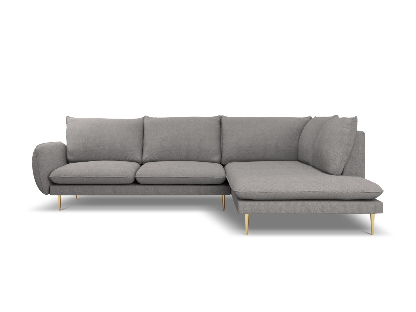 Entdecken Sie das stilvolle Vienna Ecksofa rechts 6 Sitzer 185cm von Cosmopolitan Design – ideal für gesellige Abende und höchsten Komfort.