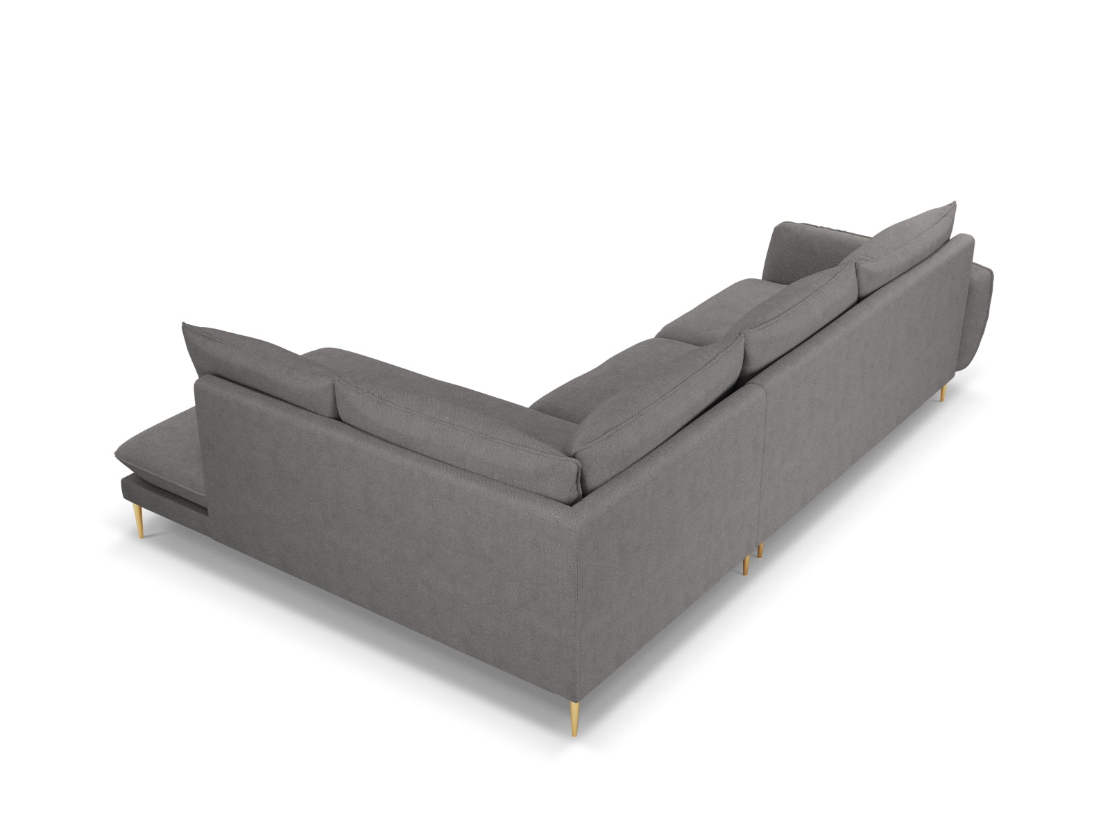 Erleben Sie das elegante Vienna Ecksofa rechts 6 Sitzer 185cm von Cosmopolitan Design – der perfekte Ort für Entspannung und gesellige Stunden.