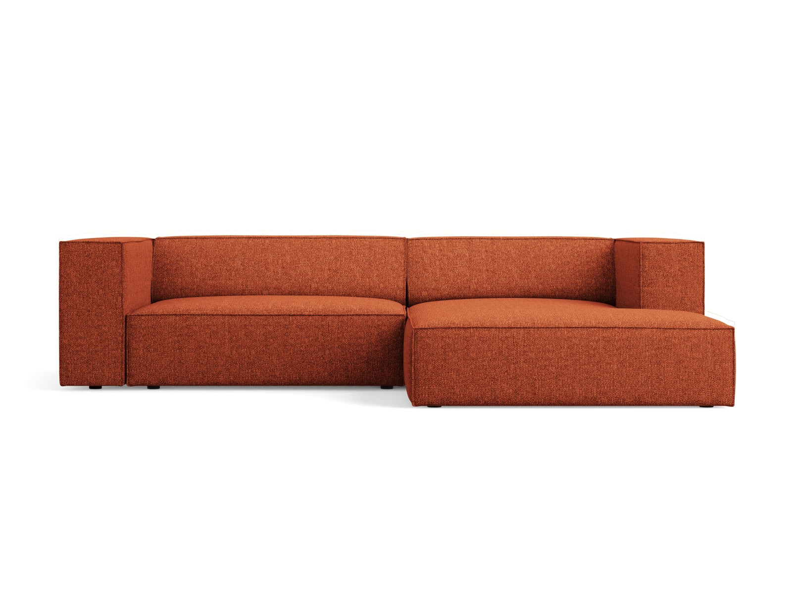 Arendal Ecksofa rechts 3 Sitzer in Terracotta präsentiert im Onlineshop von KAQTU Design AG. Ecksofa rechts ist von Cosmopolitan Design