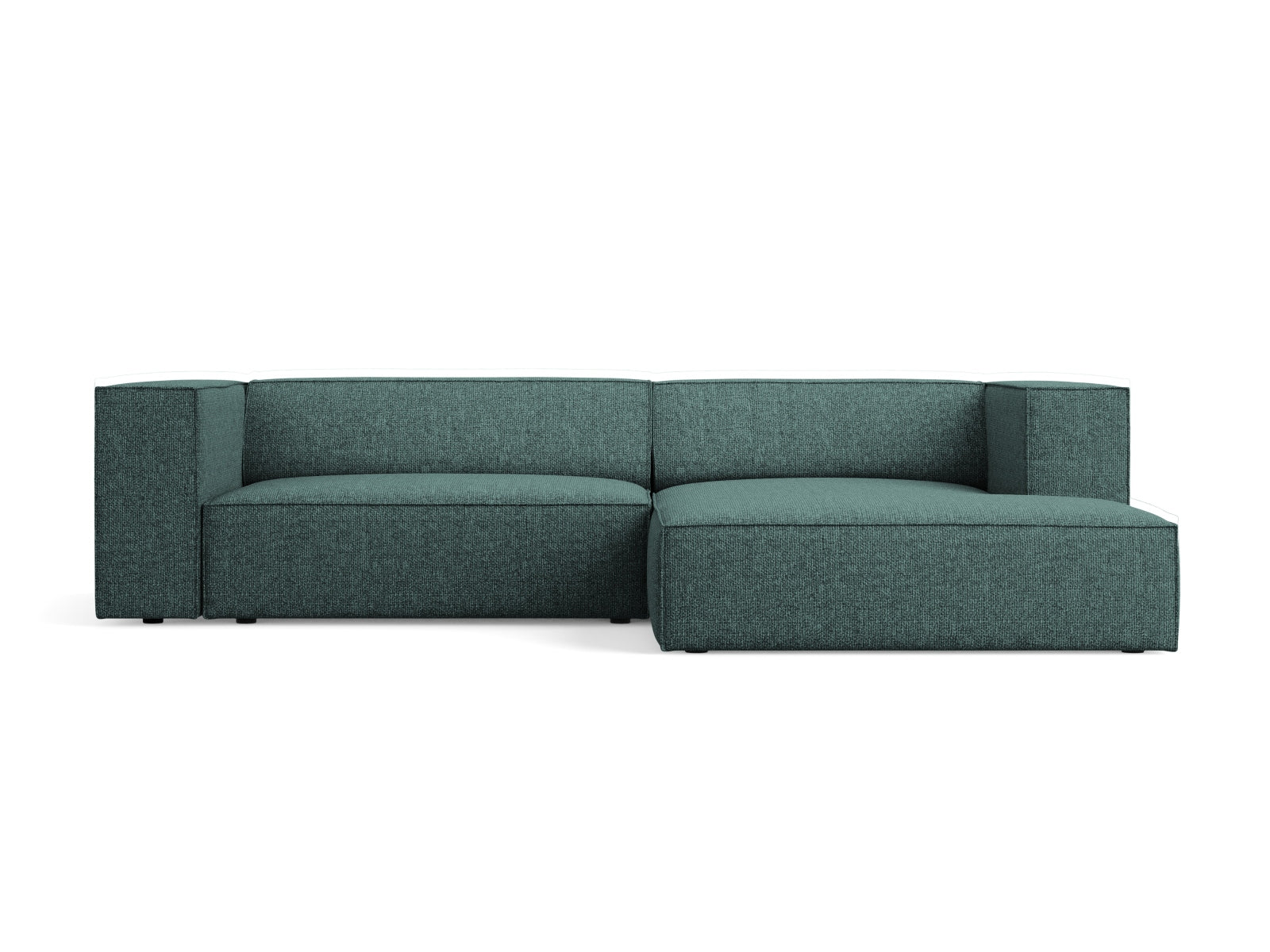 Arendal Ecksofa rechts 3 Sitzer in Petrol präsentiert im Onlineshop von KAQTU Design AG. Ecksofa rechts ist von Cosmopolitan Design