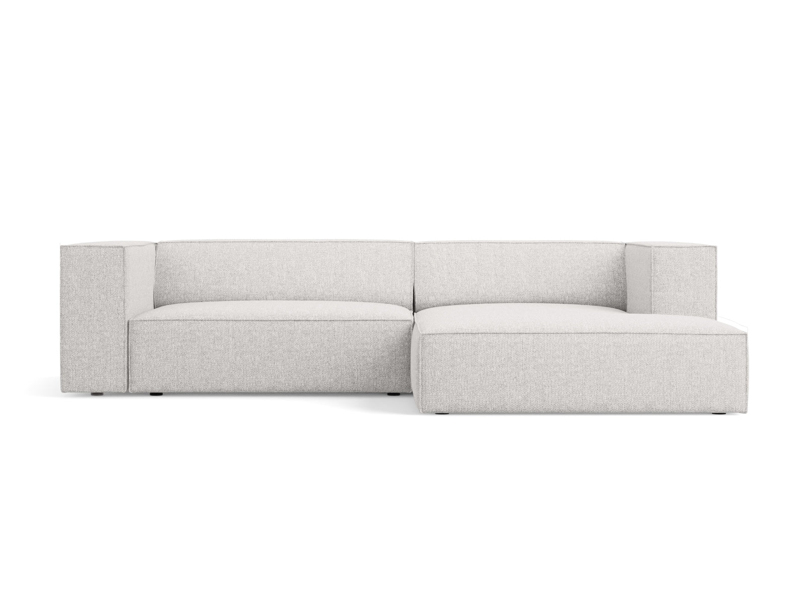 Arendal Ecksofa rechts 3 Sitzer in Light Grey präsentiert im Onlineshop von KAQTU Design AG. Ecksofa rechts ist von Cosmopolitan Design
