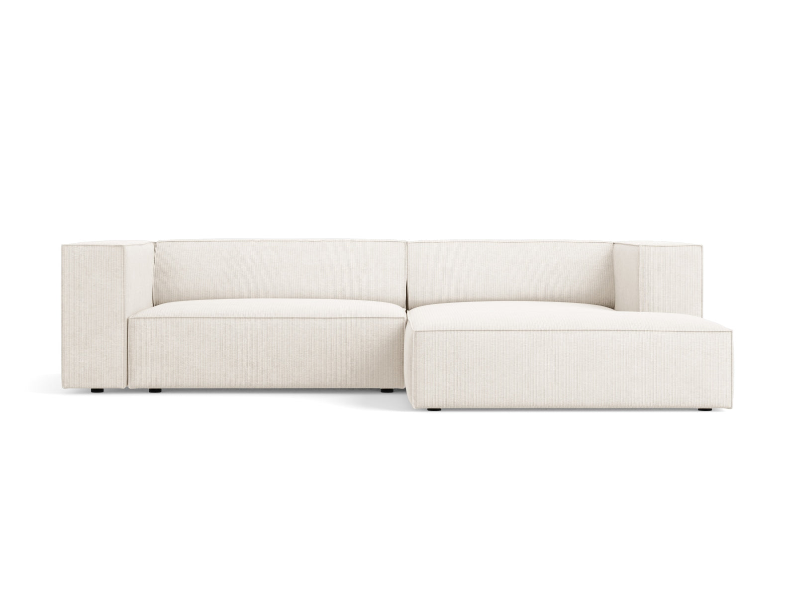 Arendal Ecksofa rechts 3 Sitzer in Ivory präsentiert im Onlineshop von KAQTU Design AG. Ecksofa rechts ist von Cosmopolitan Design