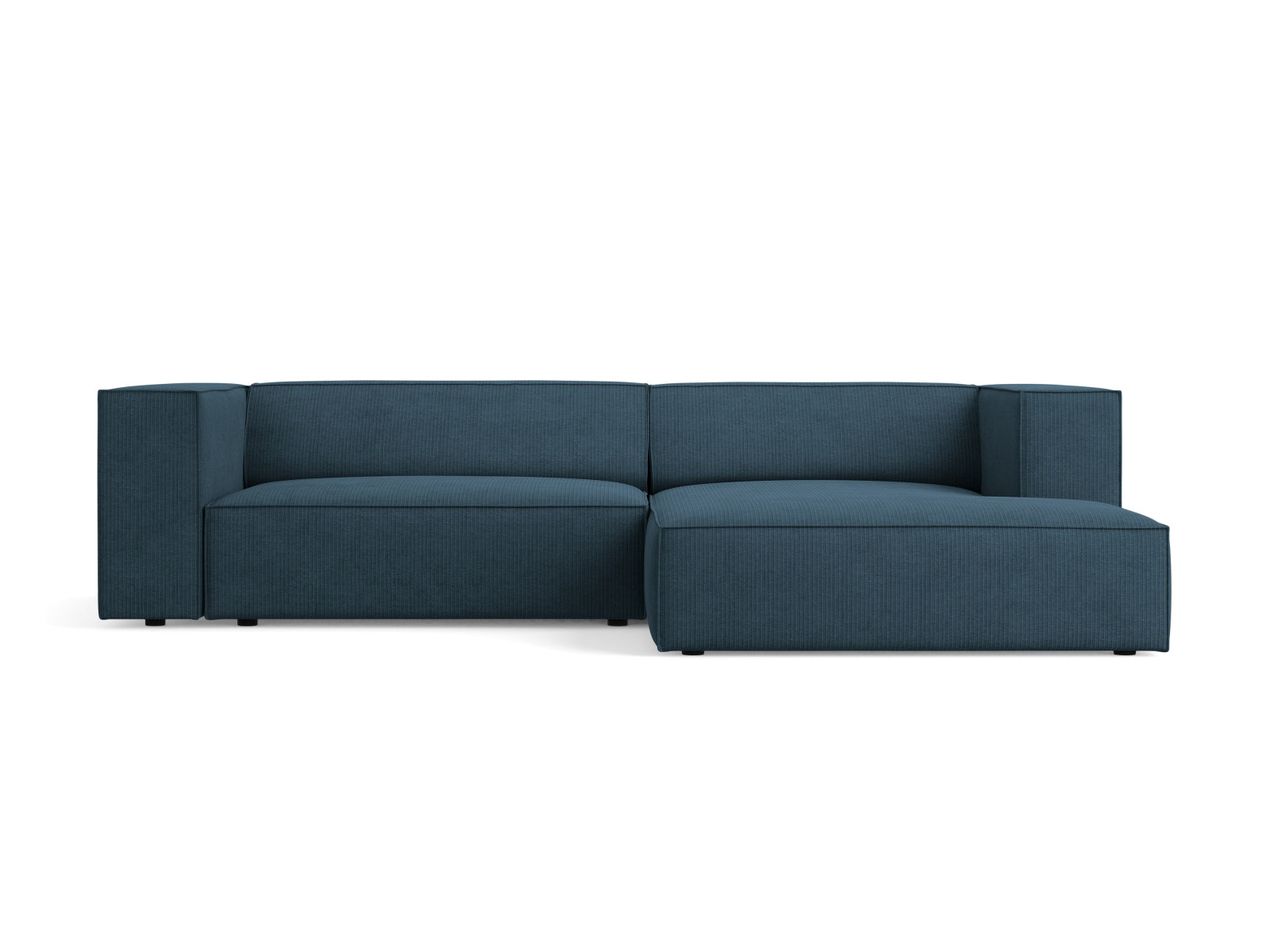 Arendal Ecksofa rechts 3 Sitzer in Navy Blue präsentiert im Onlineshop von KAQTU Design AG. Ecksofa rechts ist von Cosmopolitan Design