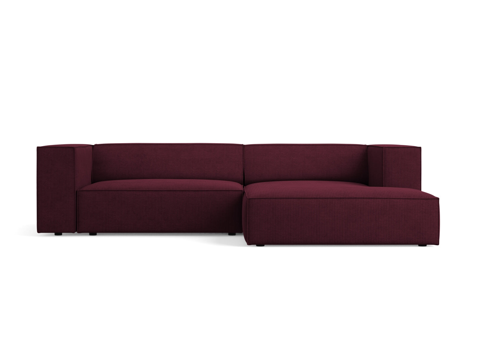 Arendal Ecksofa rechts 3 Sitzer in Ruby präsentiert im Onlineshop von KAQTU Design AG. Ecksofa rechts ist von Cosmopolitan Design